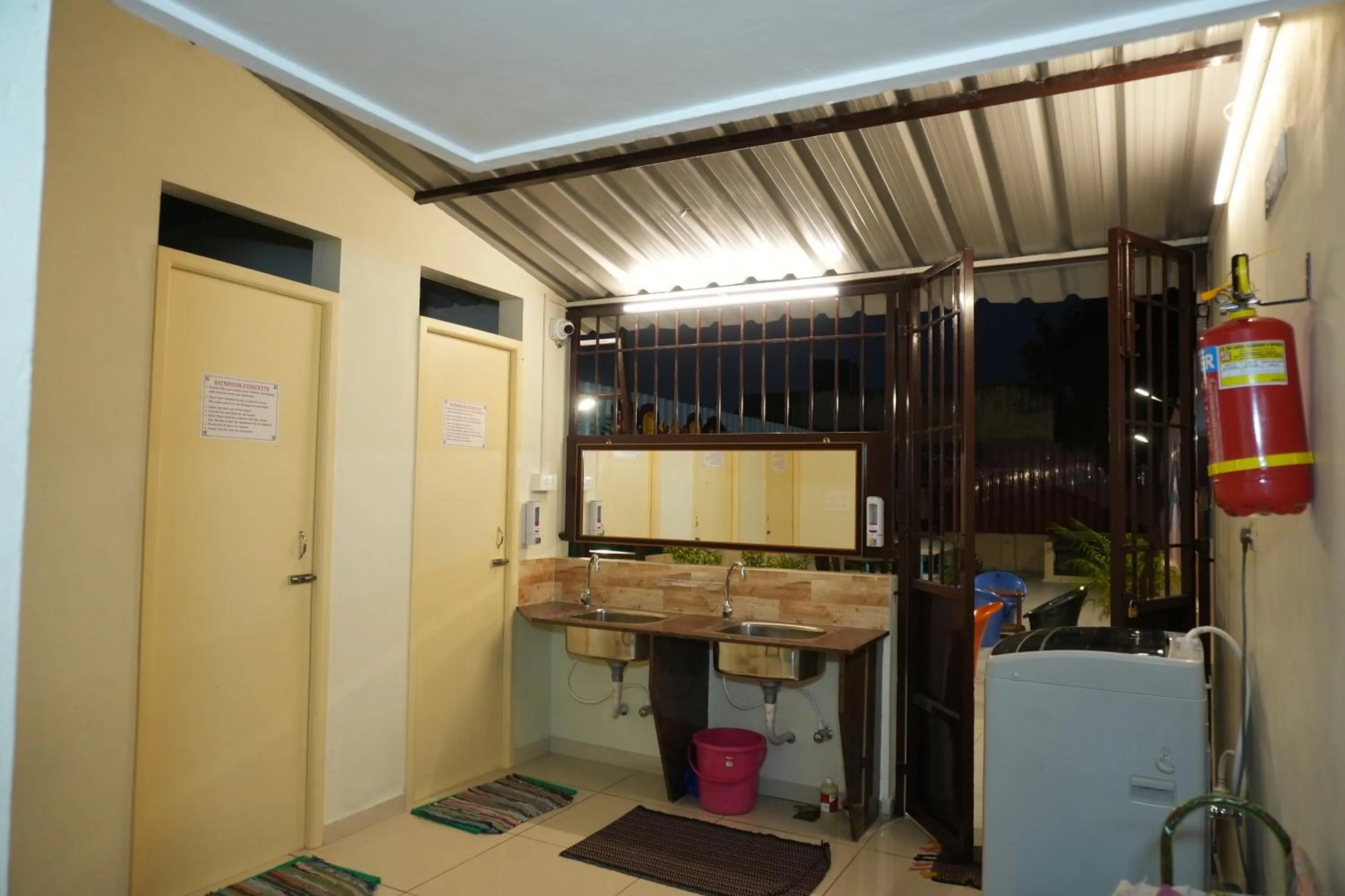 Bathroom in Bay Stays near white town