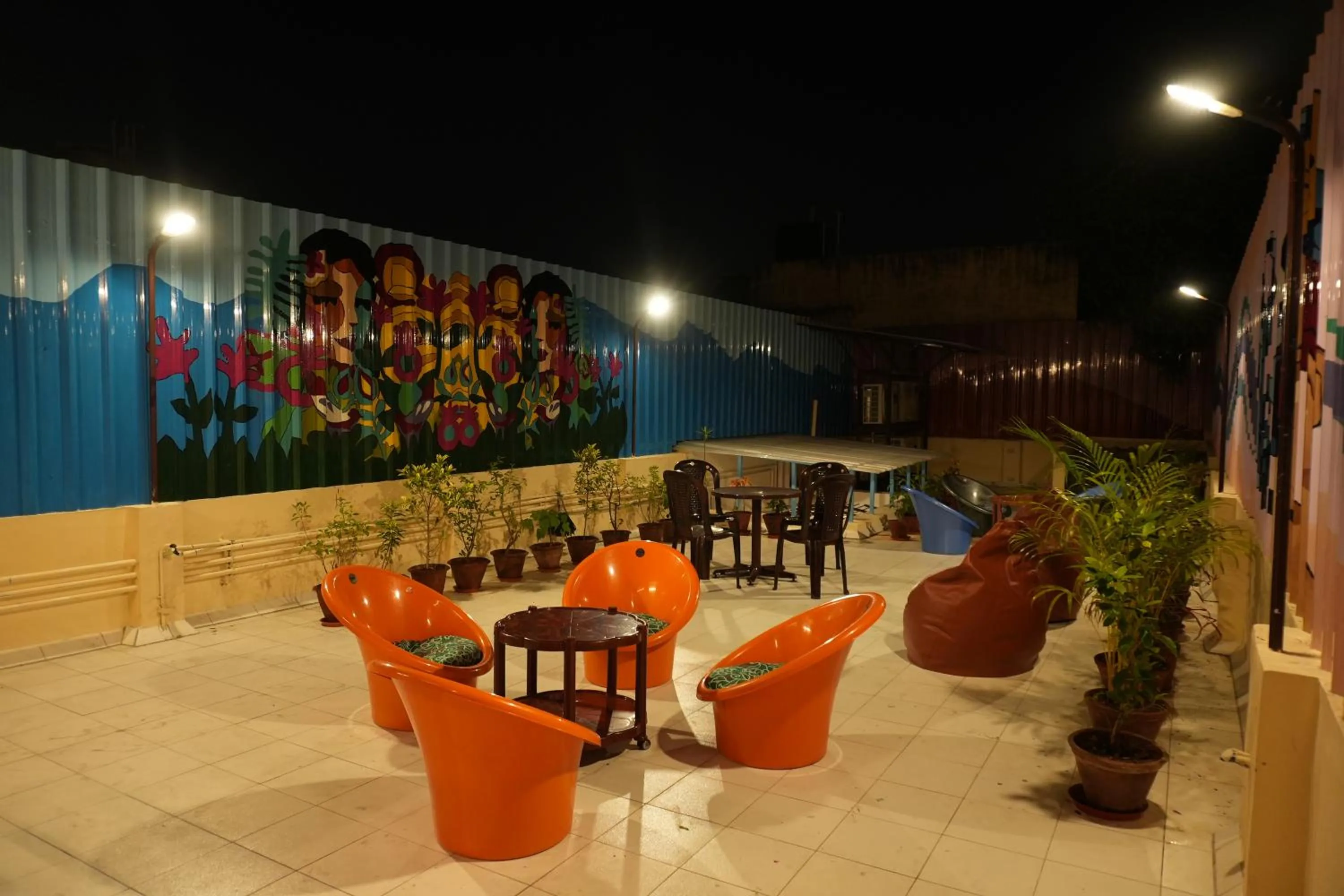 Balcony/Terrace in Bay Stays near white town