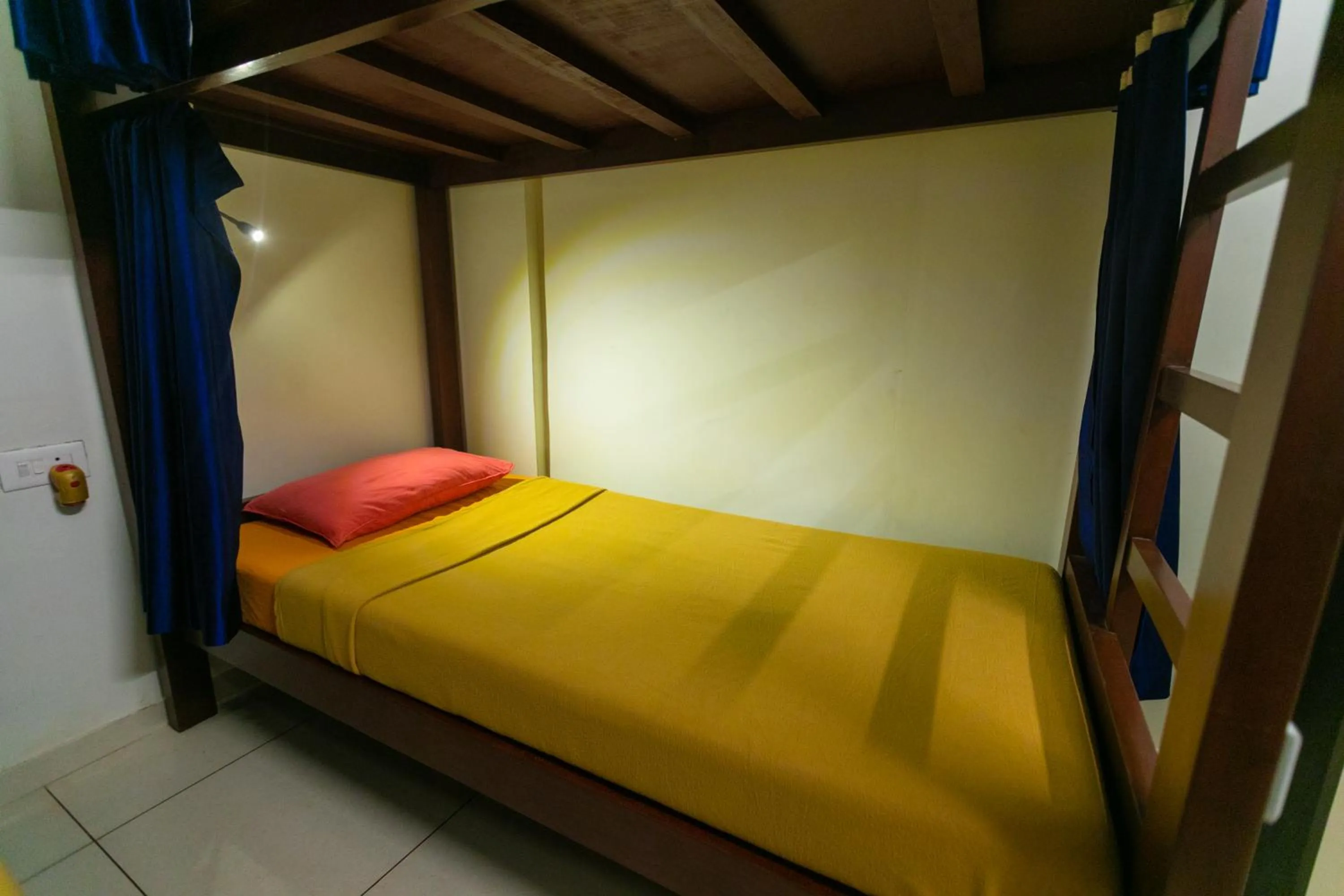 Bed in Bay Stays near white town