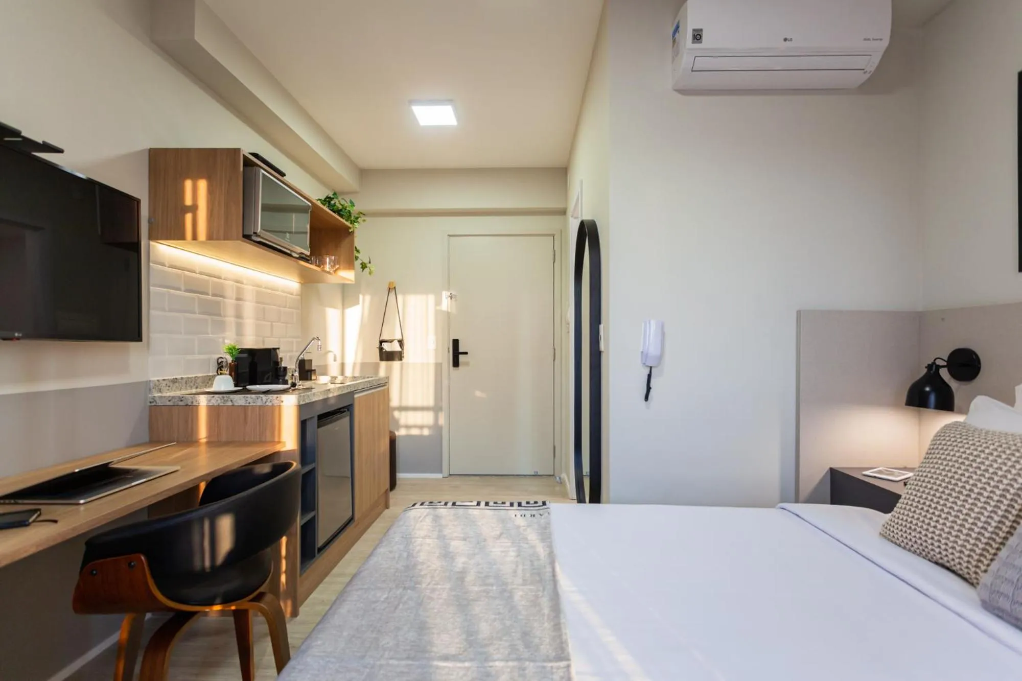 Bed in Charlie Brooklyn Studios