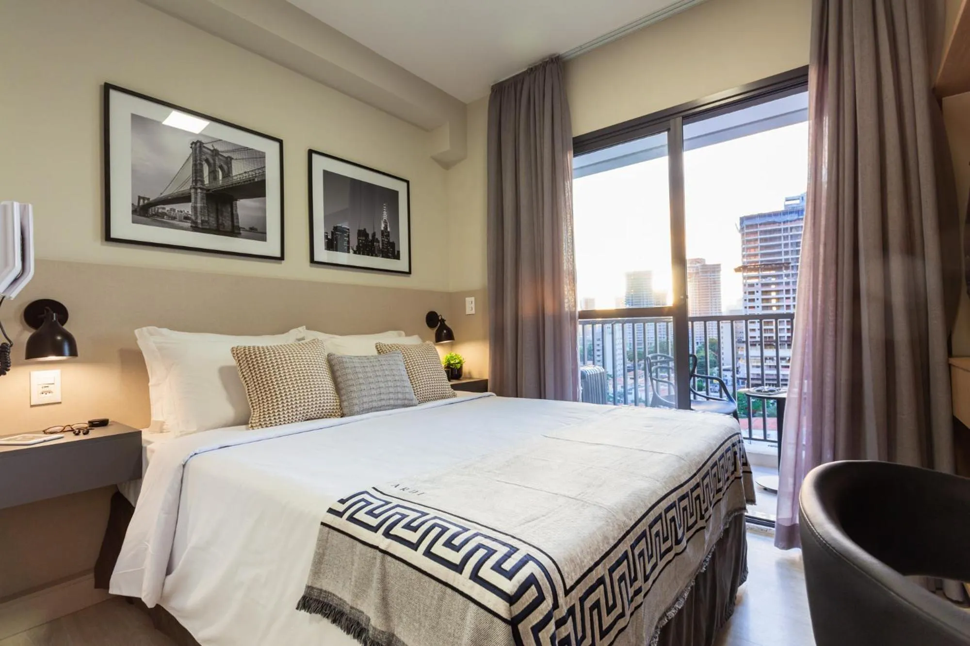 Bed in Charlie Brooklyn Studios