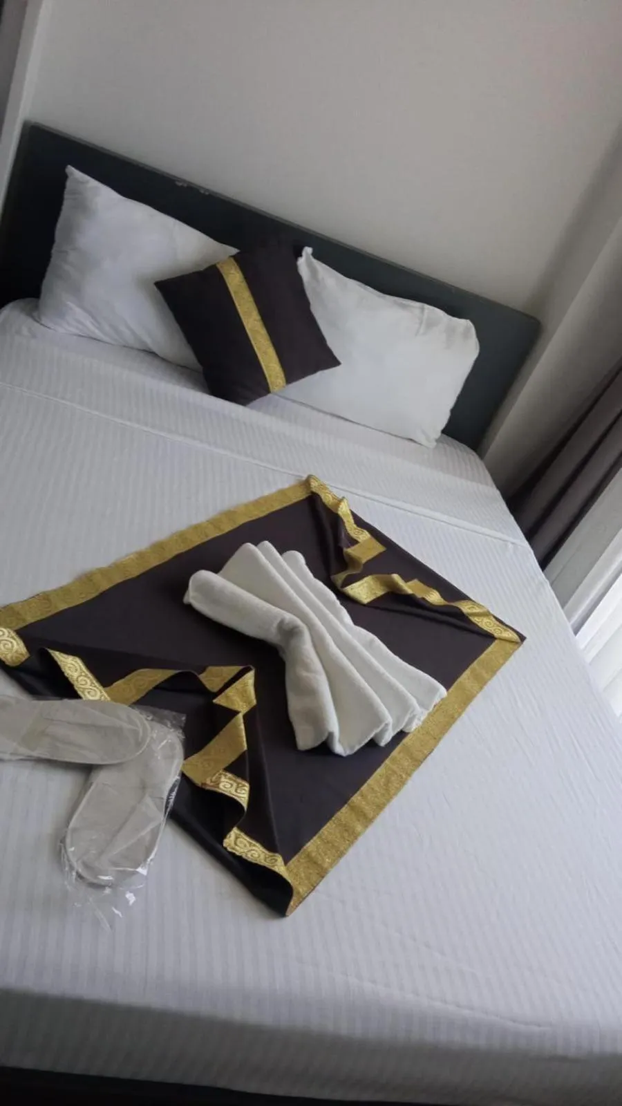 Bed in Aura Hotel Taksim