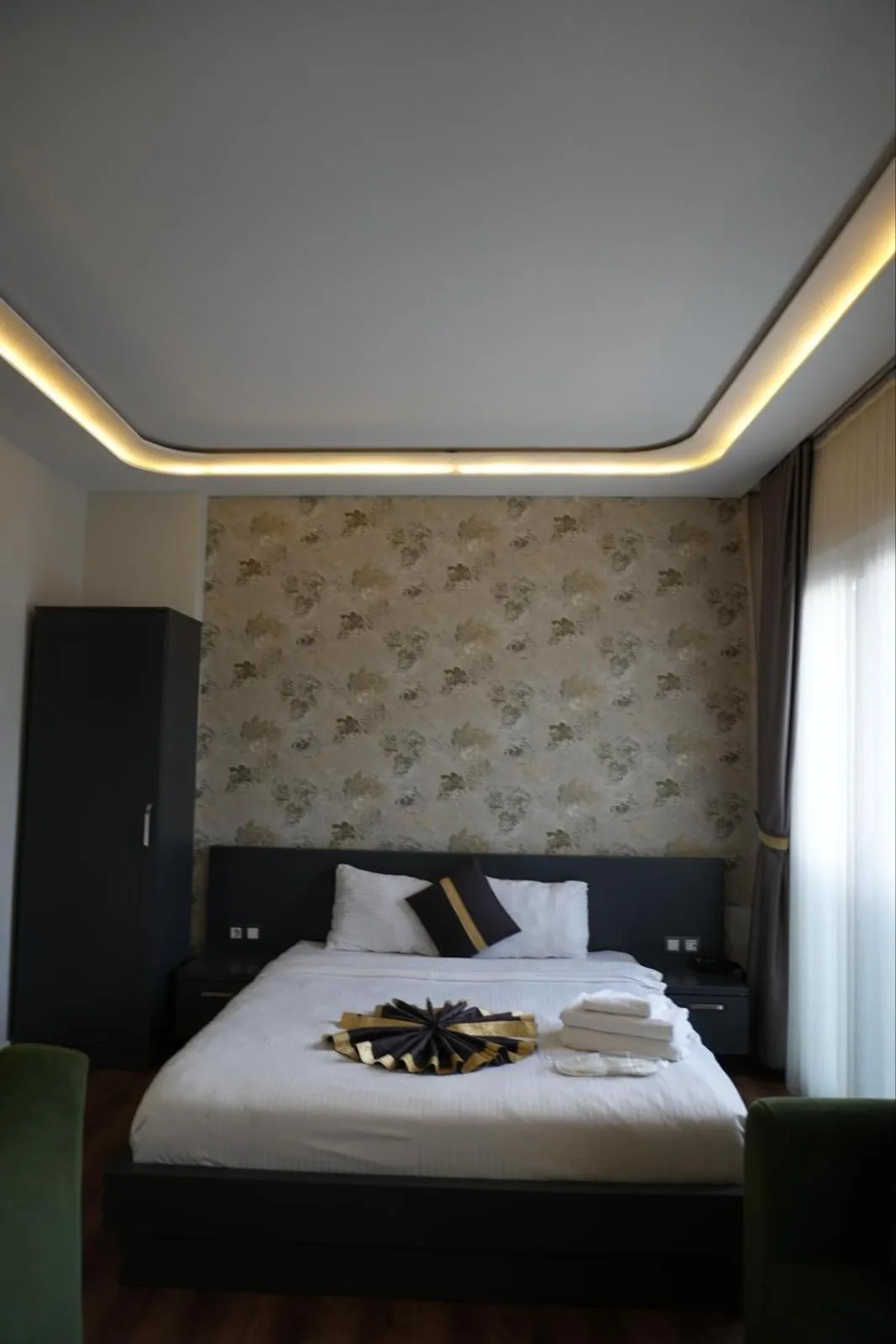 Bed in Aura Hotel Taksim
