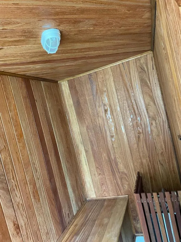 Sauna in Pousada Renovo da Serra