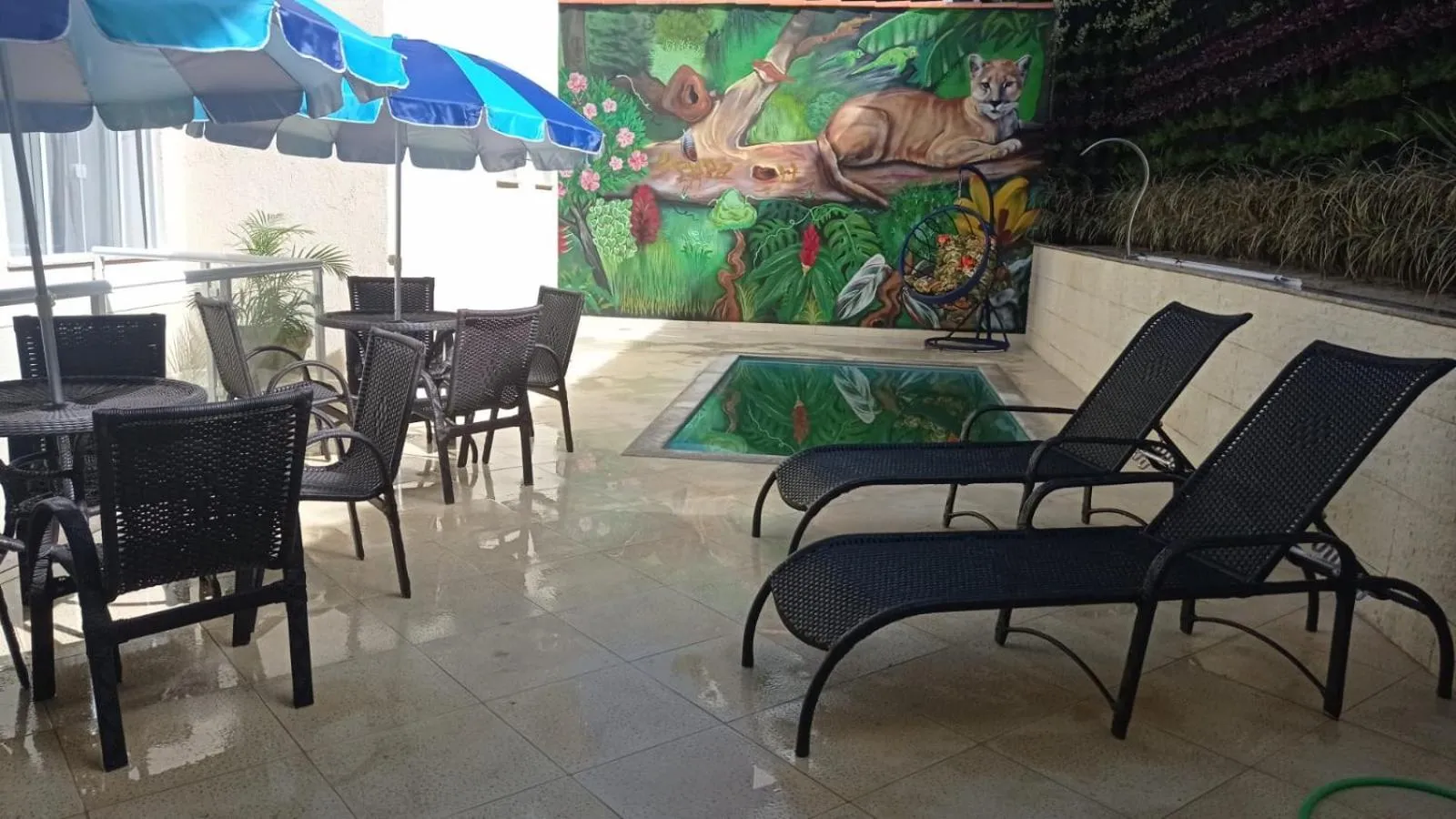 Swimming pool in Pousada Renovo da Serra