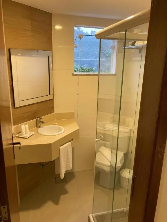 Bathroom in Pousada Renovo da Serra