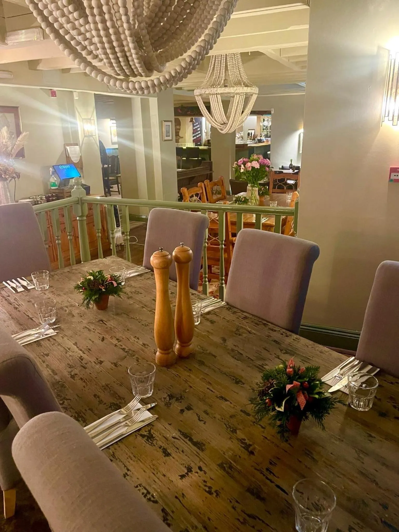 Dining area in The Golden Cross