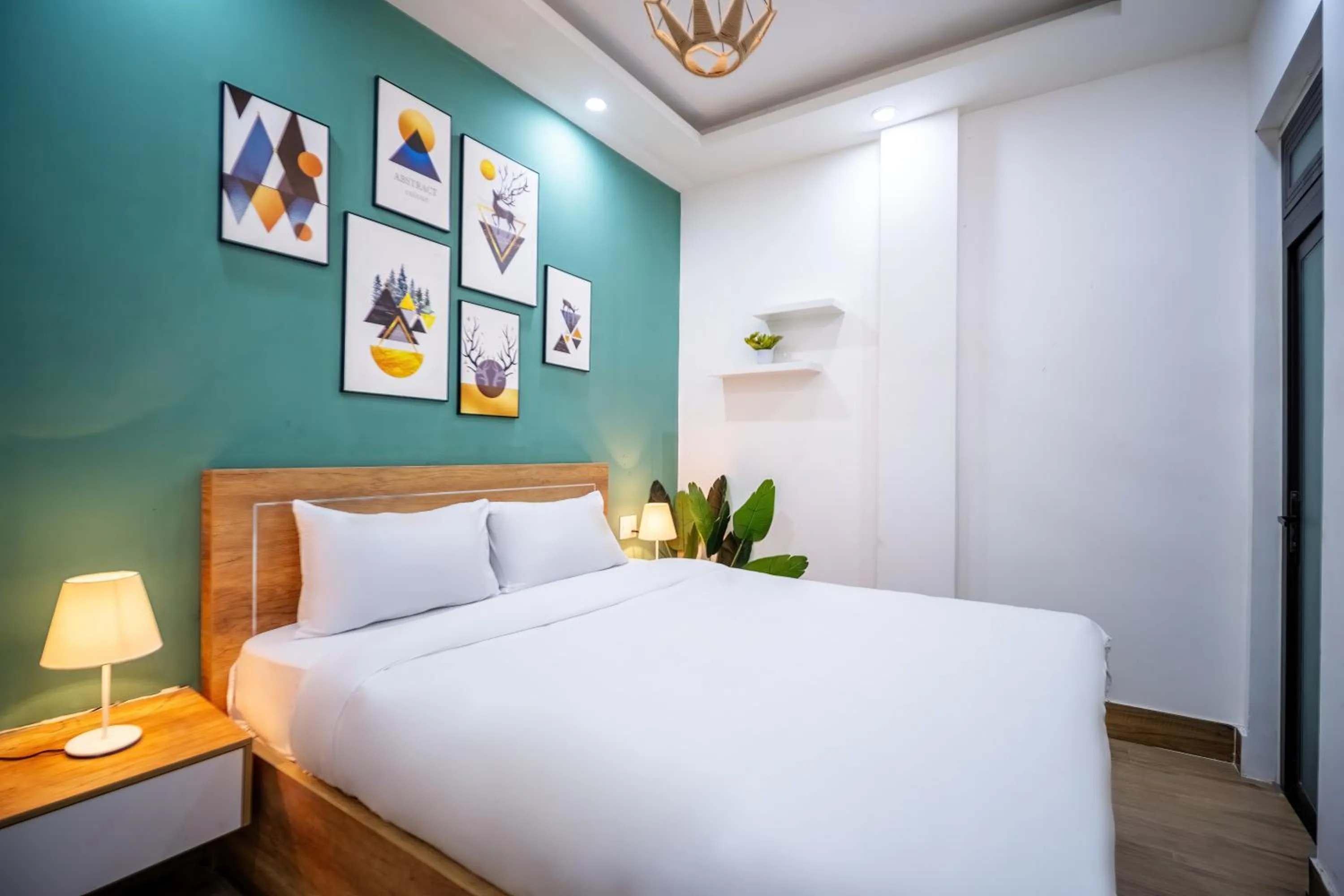 Bed in Dalat Blanc Hotel 2