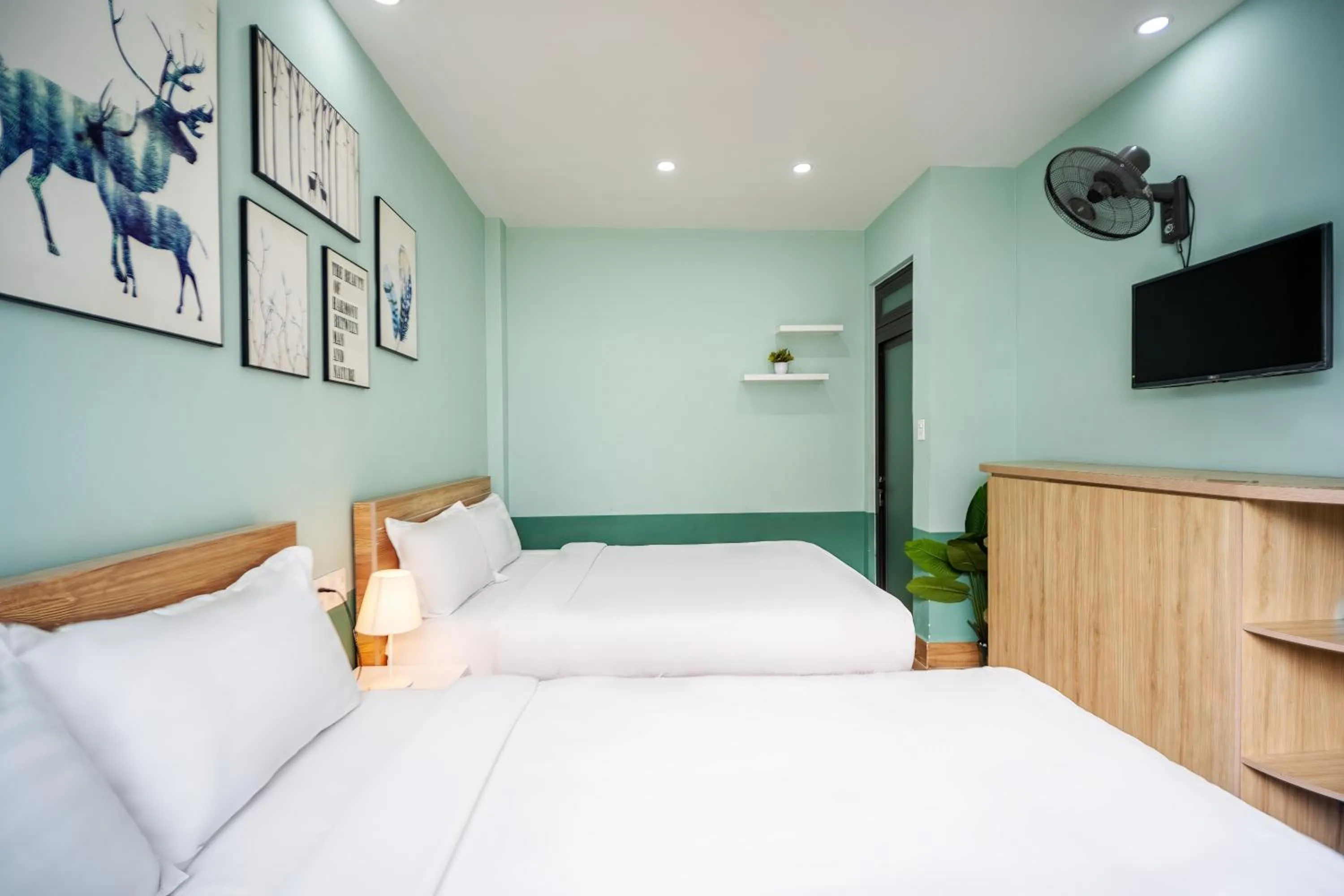 Bed in Dalat Blanc Hotel 2