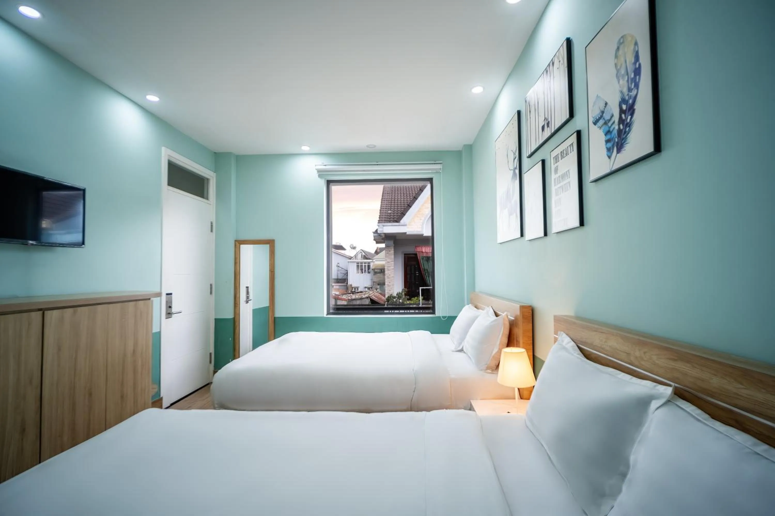 Bed in Dalat Blanc Hotel 2