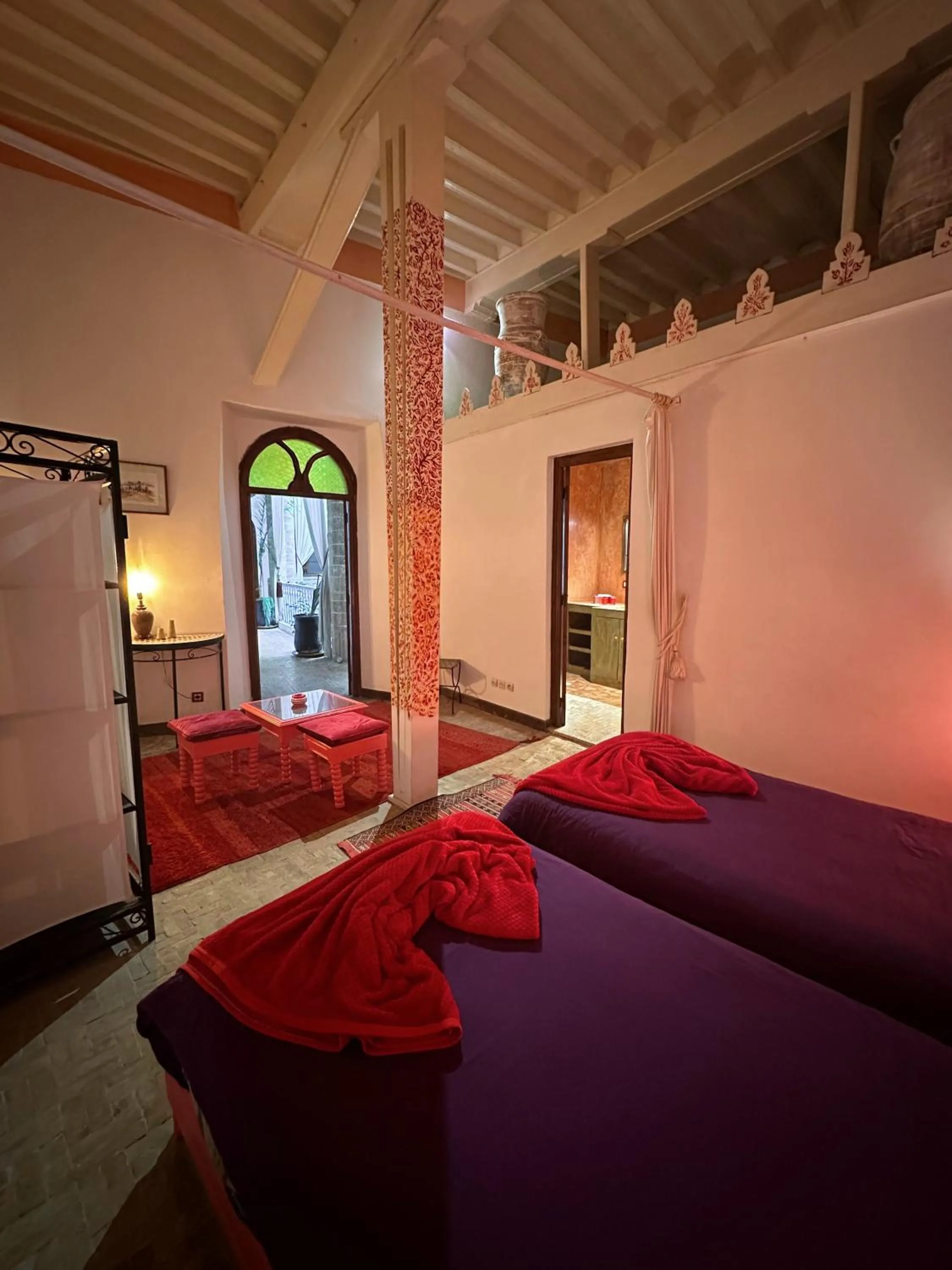 Bed in Les Terrasses d'Essaouira - Yoga Studio