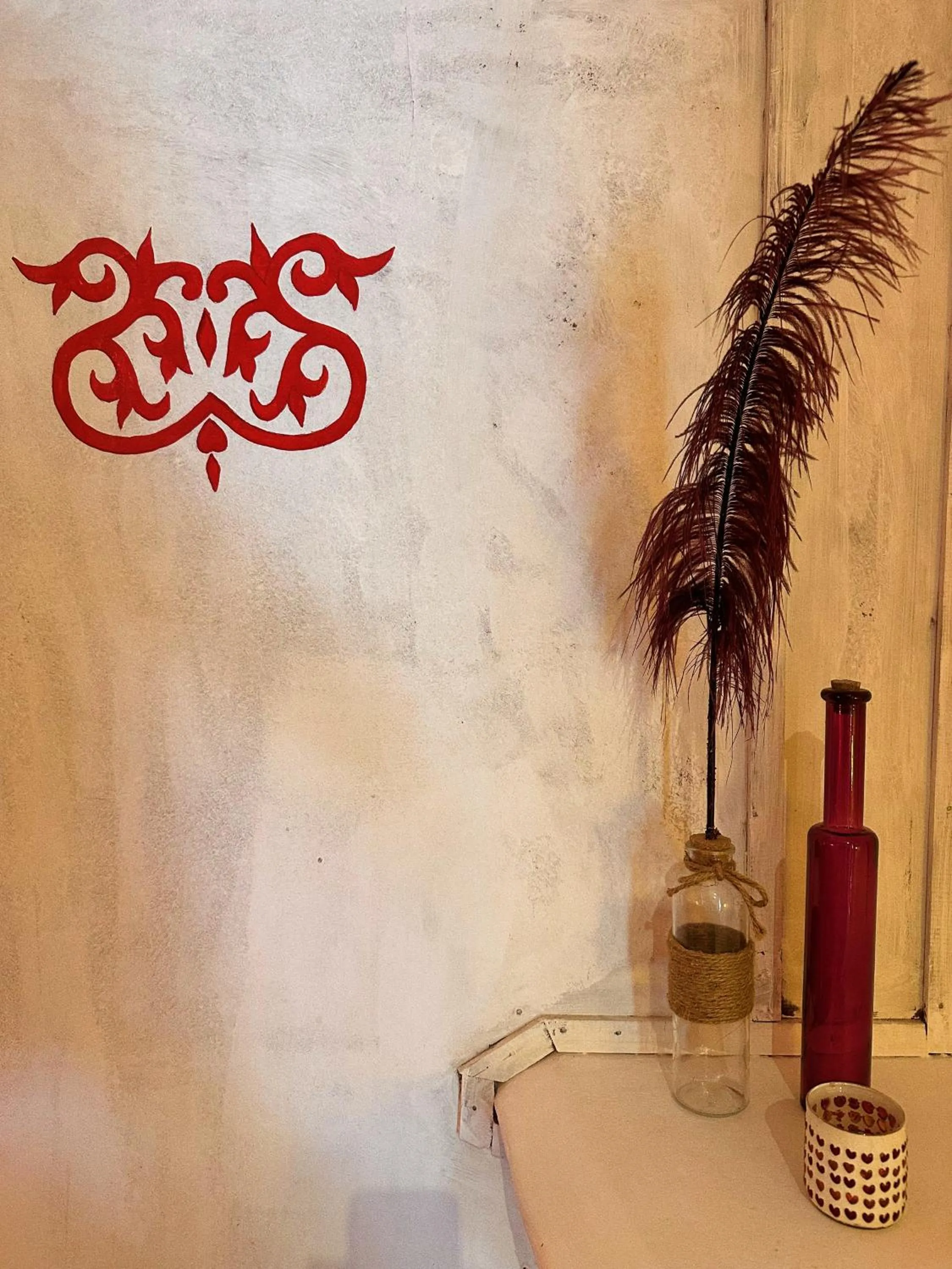 Decorative detail in Les Terrasses d'Essaouira - Yoga Studio