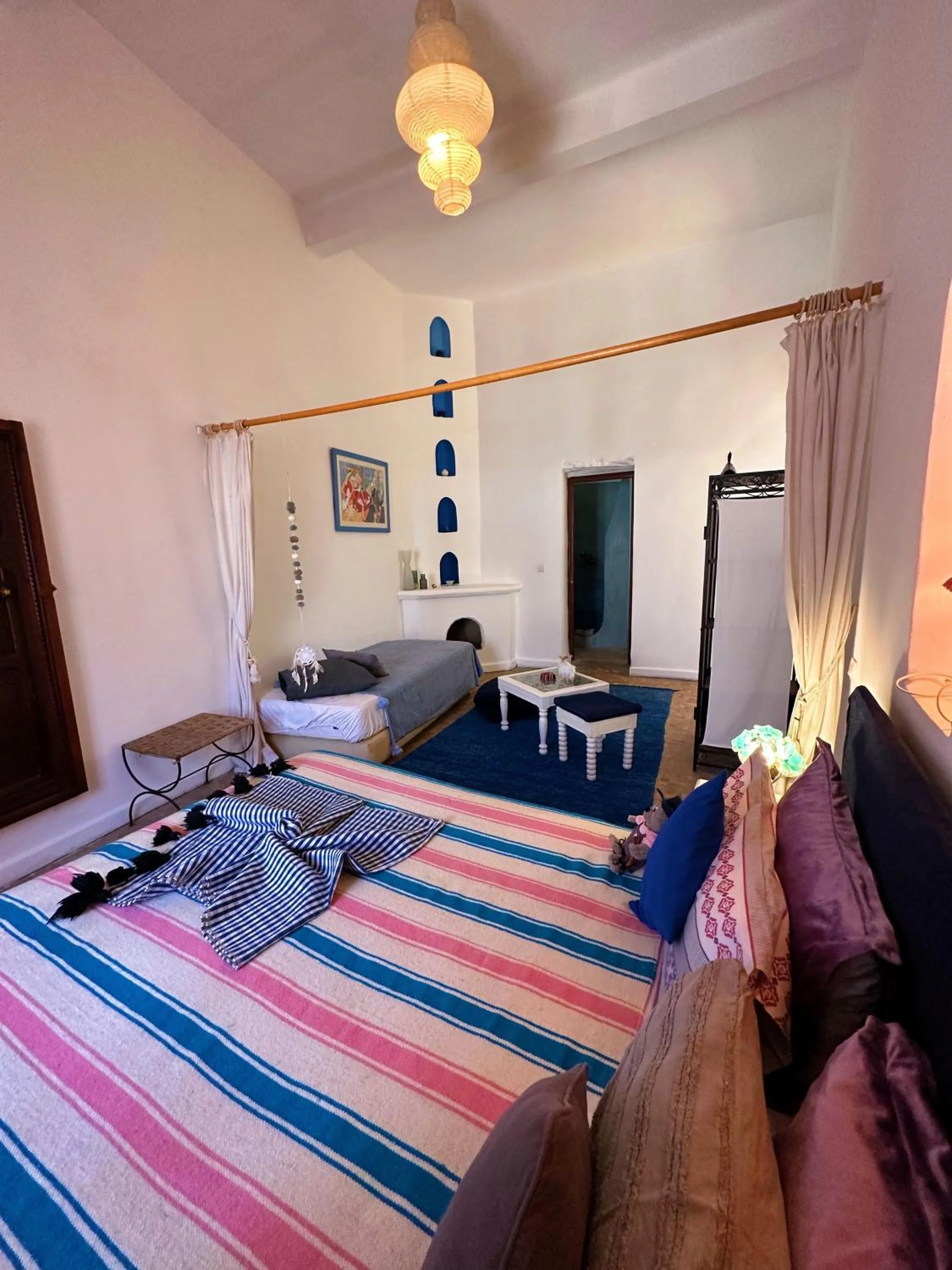 Bed in Les Terrasses d'Essaouira - Yoga Studio