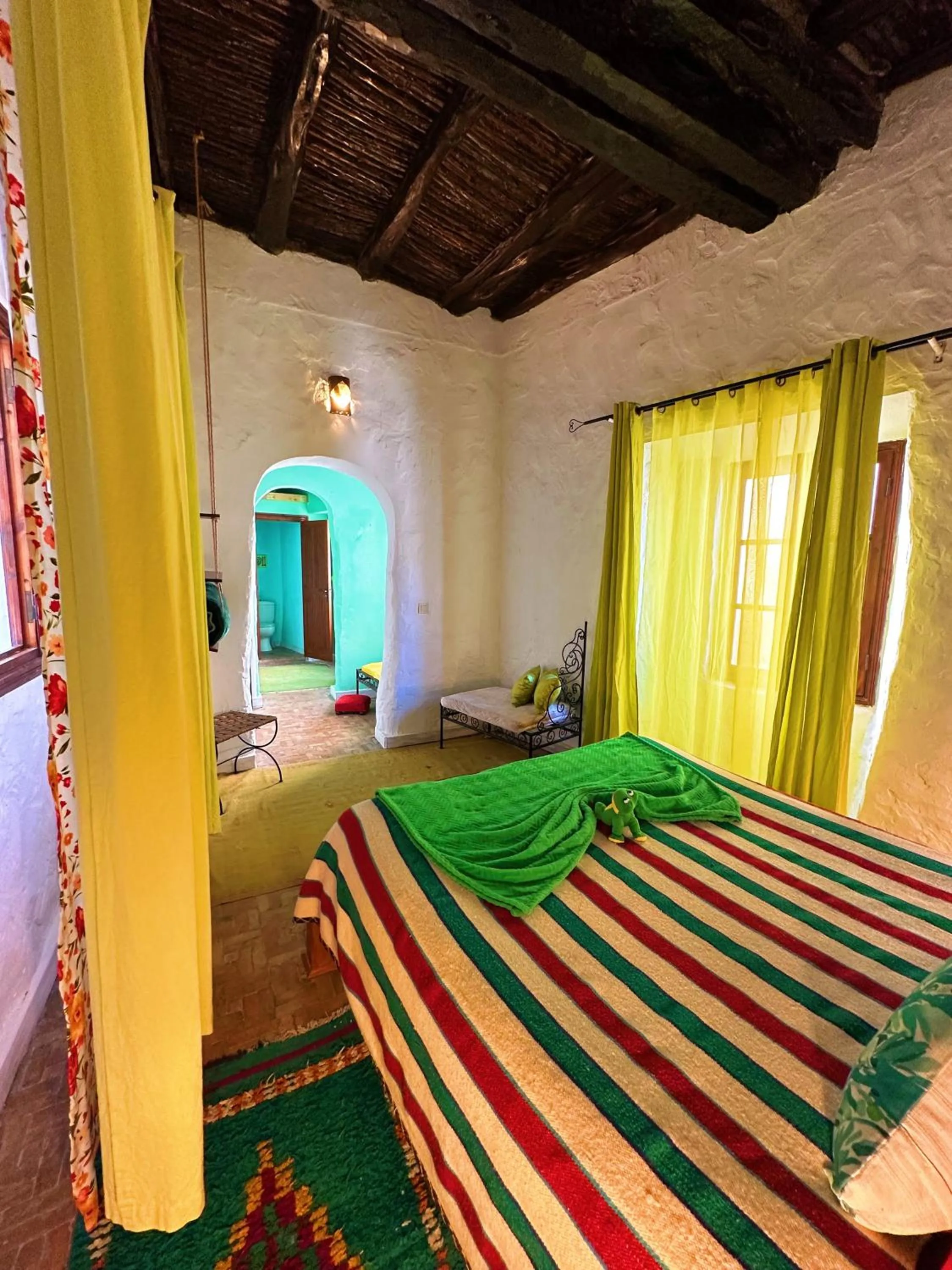 Bed in Les Terrasses d'Essaouira - Yoga Studio
