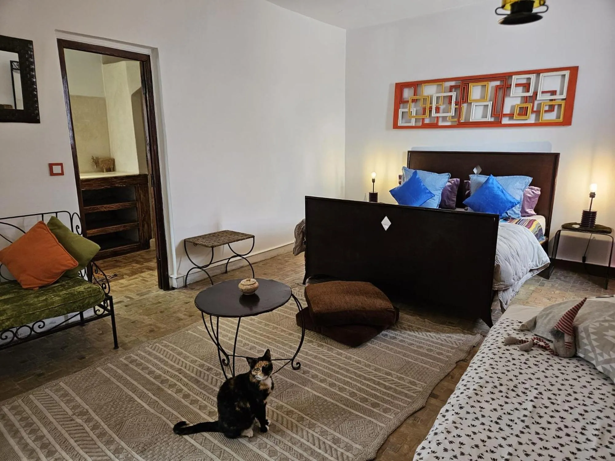 Bedroom, Bed in Les Terrasses d'Essaouira - Yoga Studio