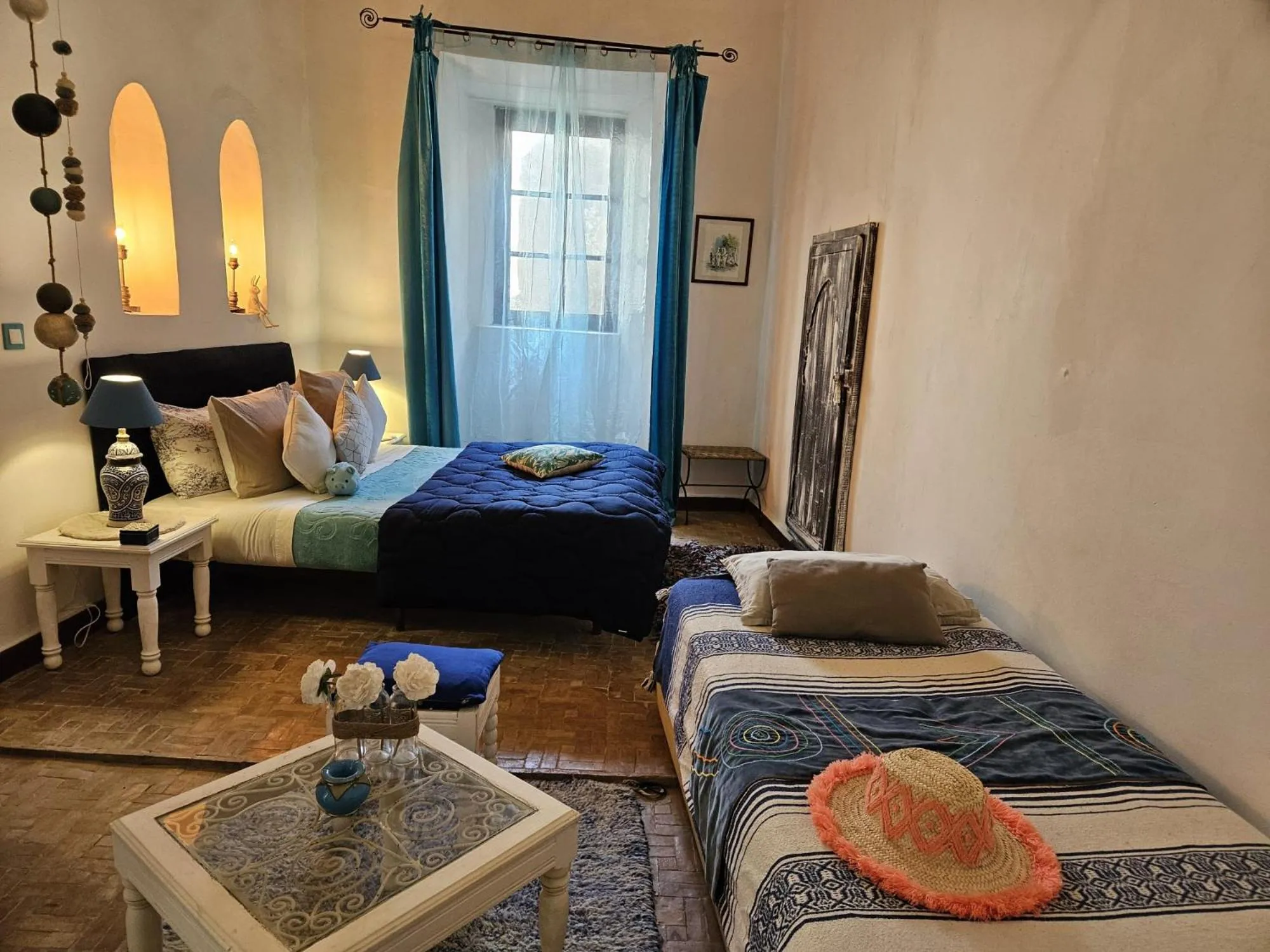 Bedroom, Bed in Les Terrasses d'Essaouira - Yoga Studio
