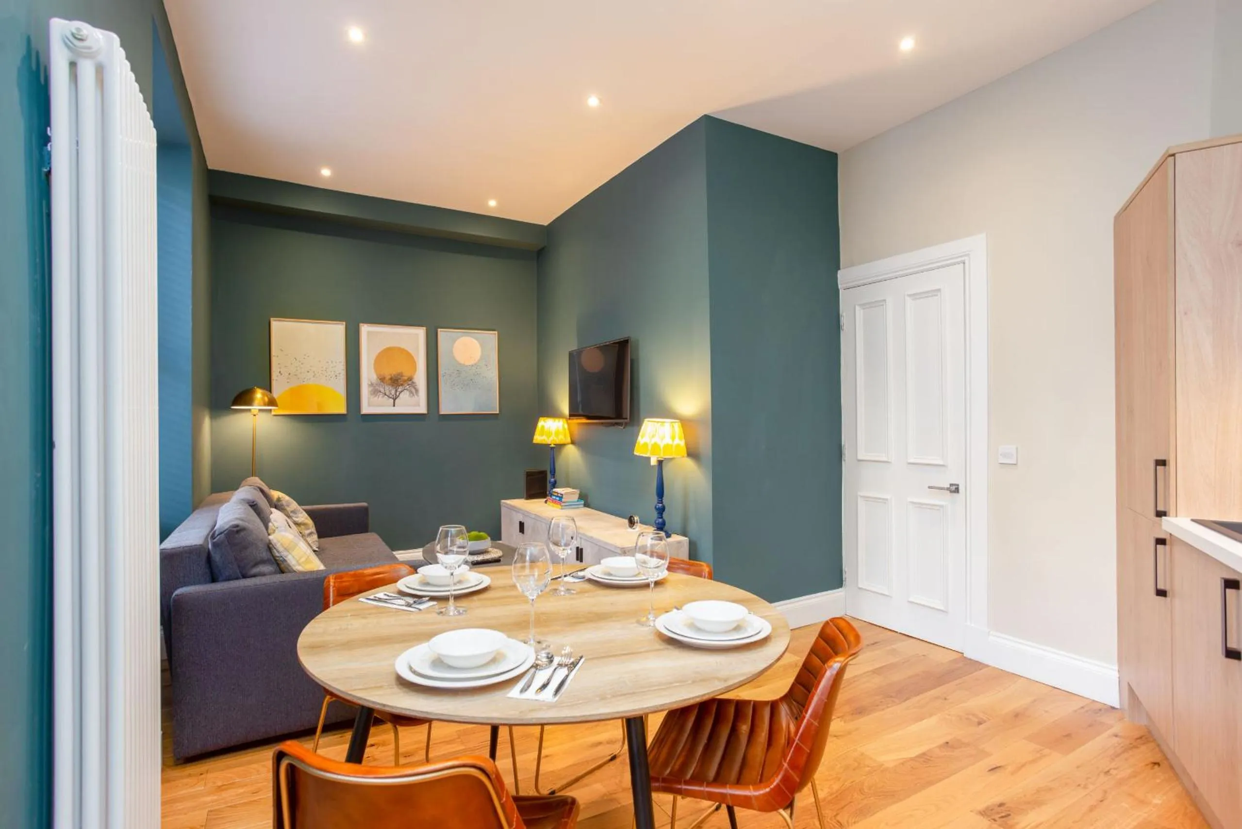 Living room in Royal 2bed apartment City Center