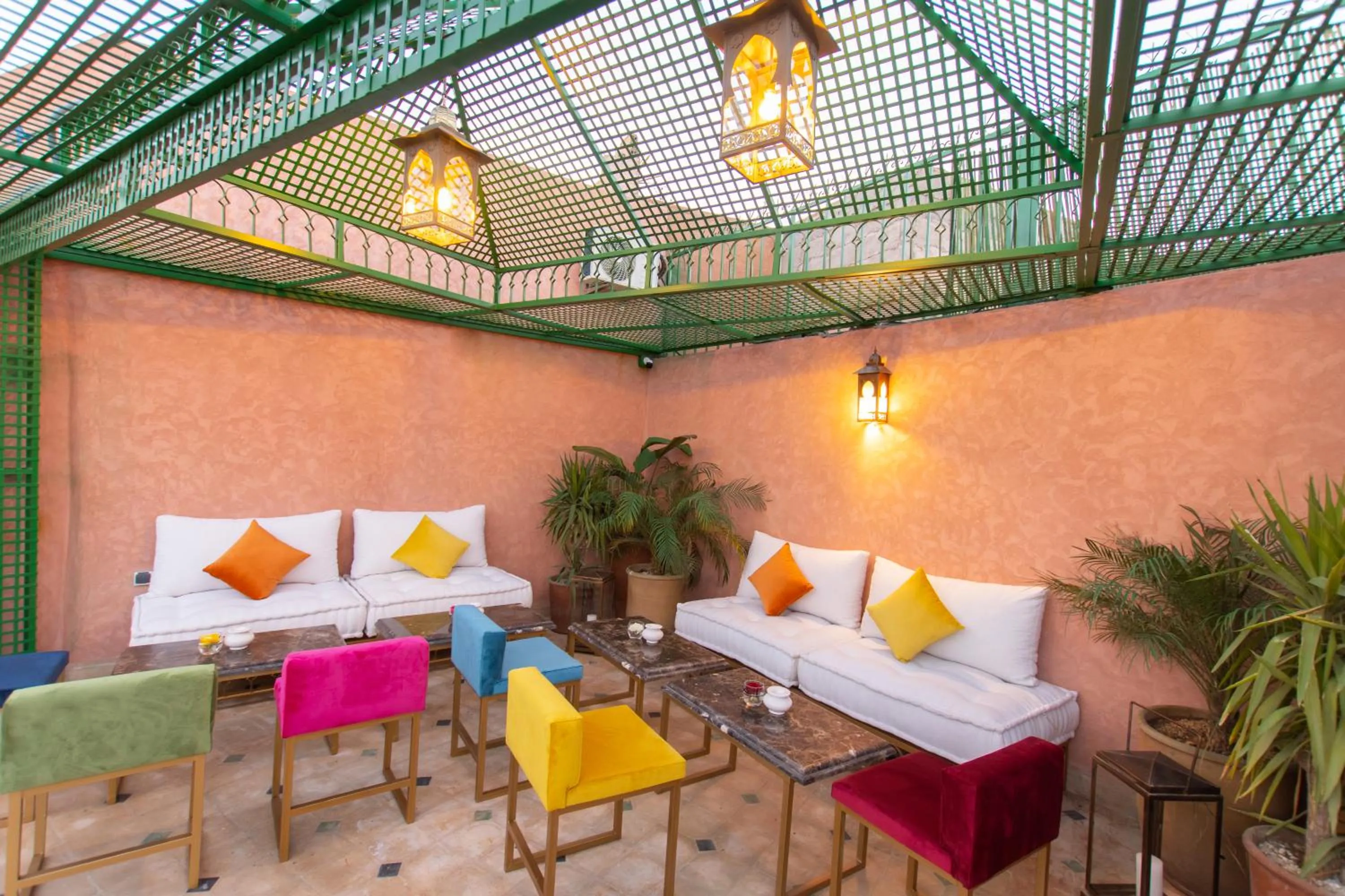 Balcony/Terrace in RIAD MARRAKECH DOORS