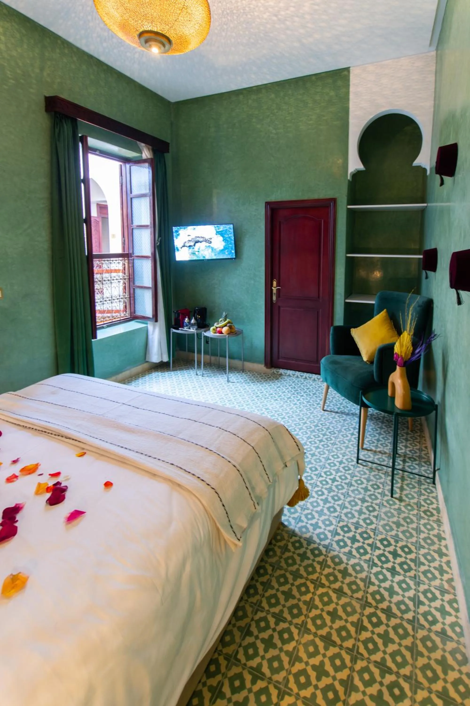 Bed in RIAD MARRAKECH DOORS