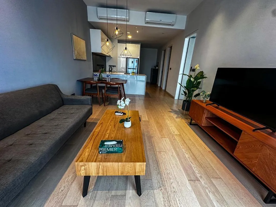 Living room in AXQUISITE SUITES at KLCC