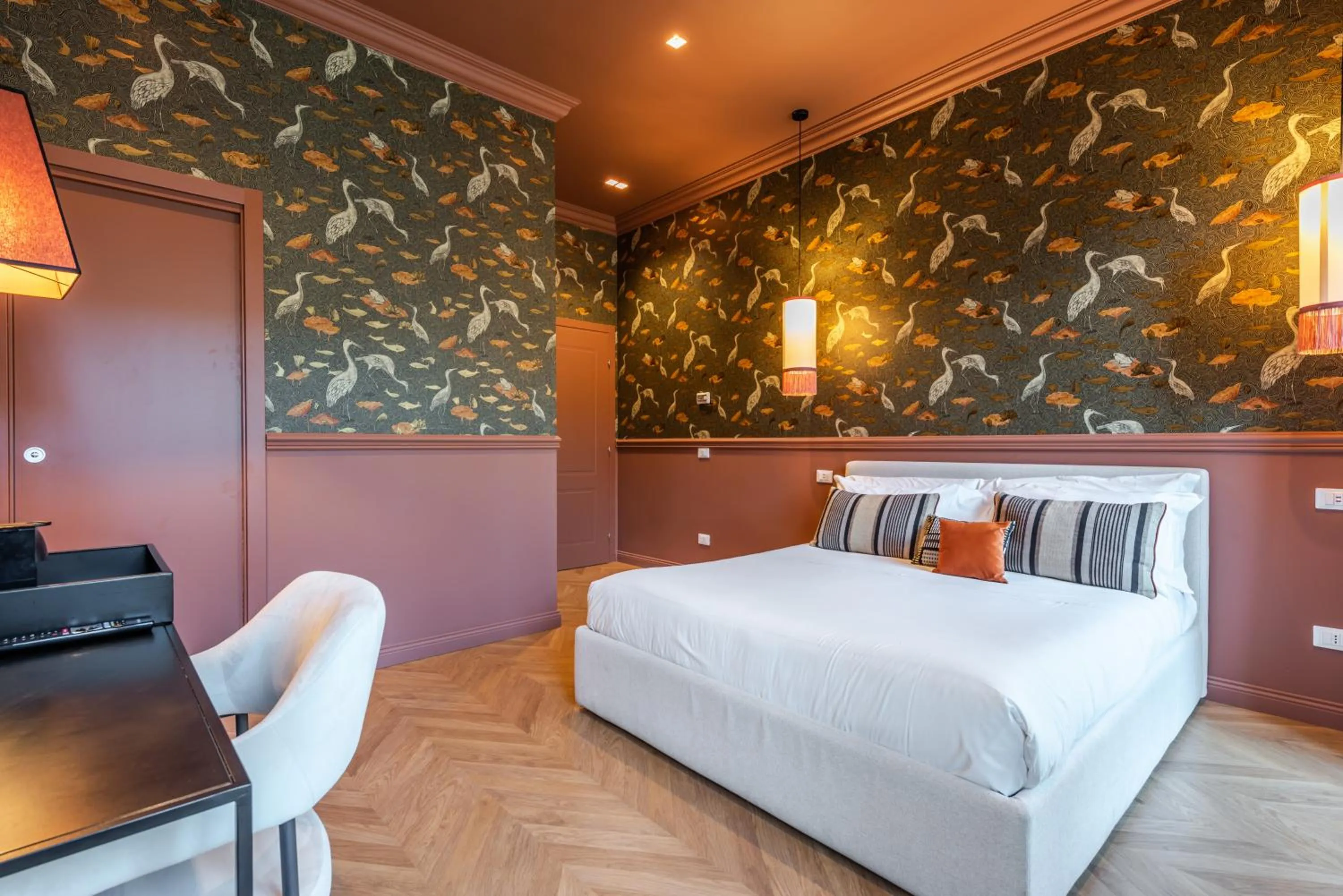 Seating area, Bed in DH Rooms Spiga