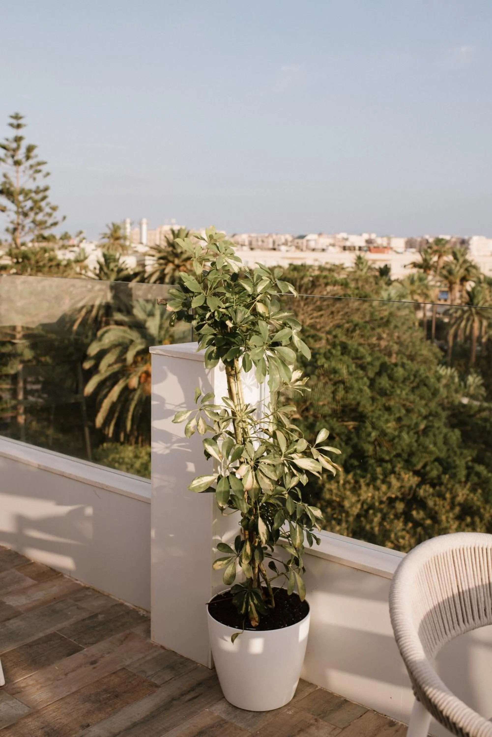 Balcony/Terrace in Hotel Melilla Centro