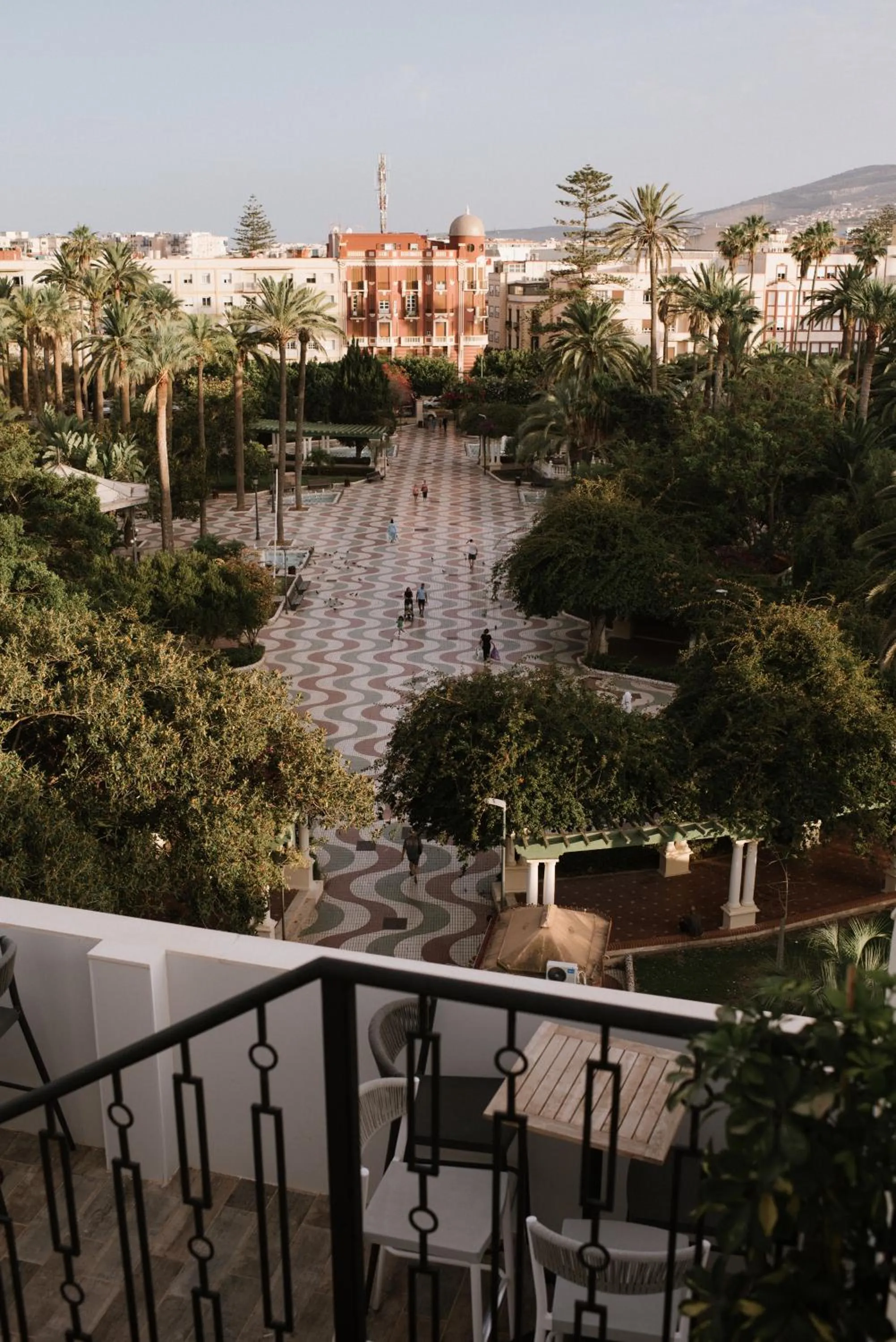Balcony/Terrace in Hotel Melilla Centro