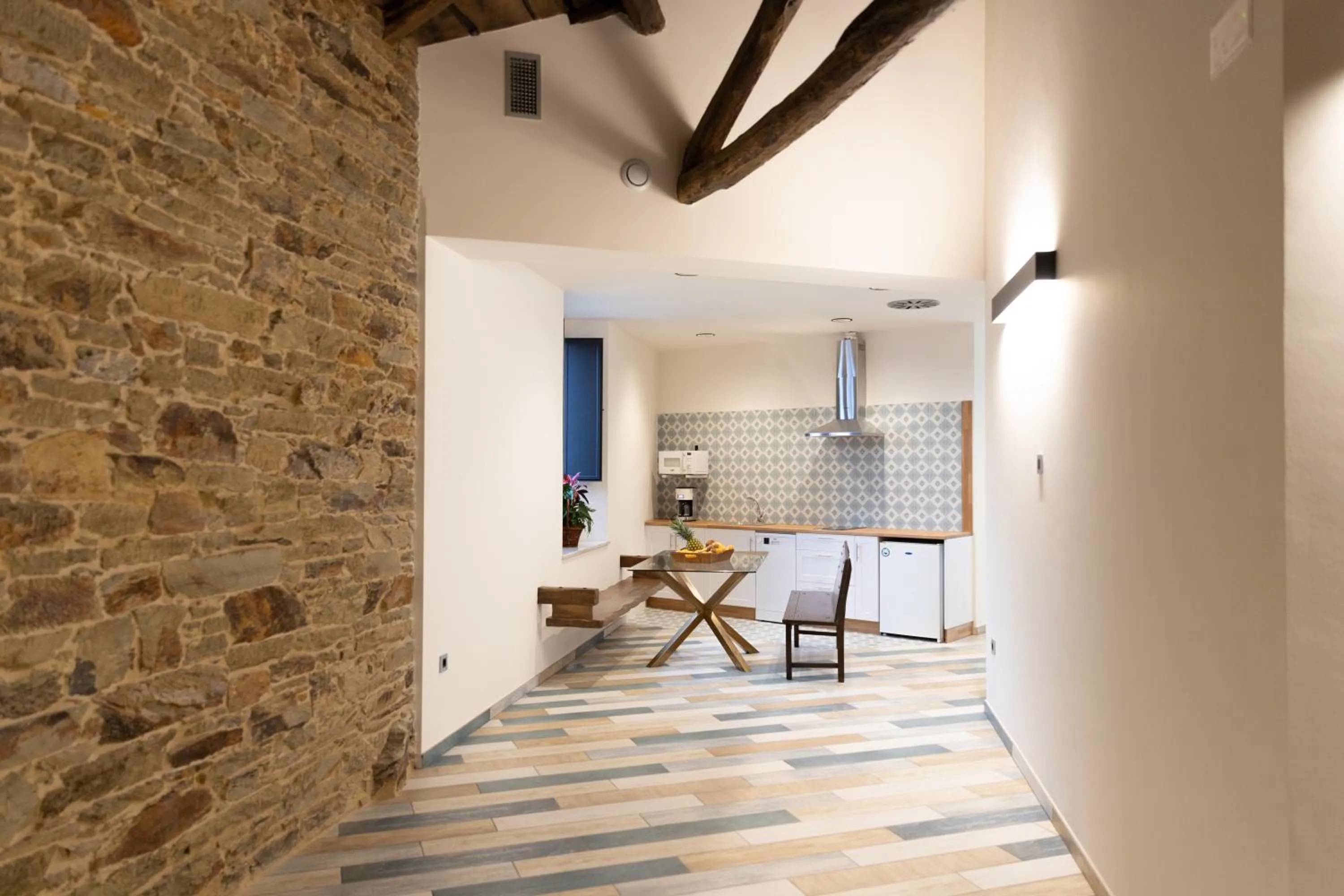 Kitchen or kitchenette in Hotel Casa da Luz