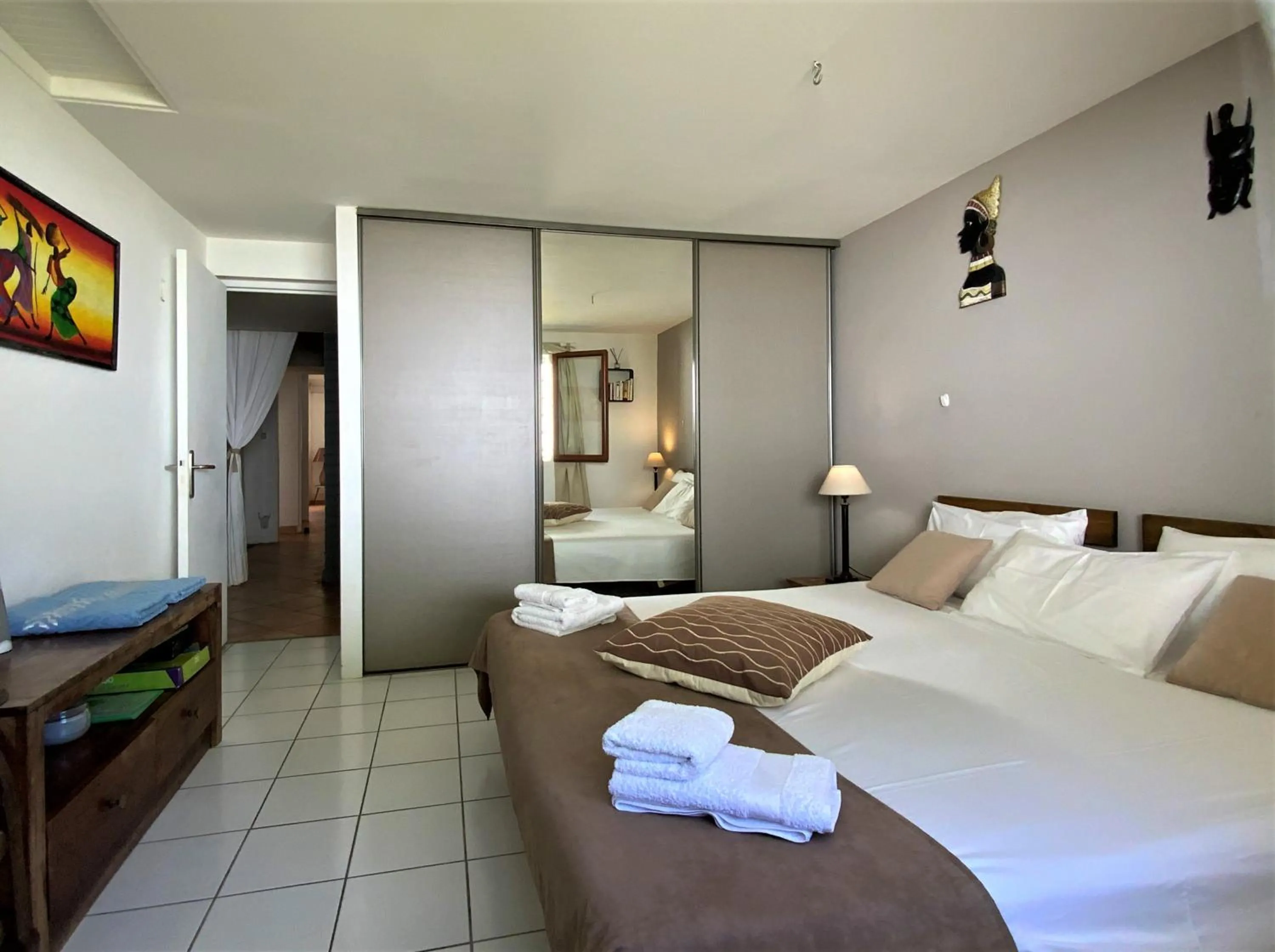 Bed in Villa Soley Caraïbe
