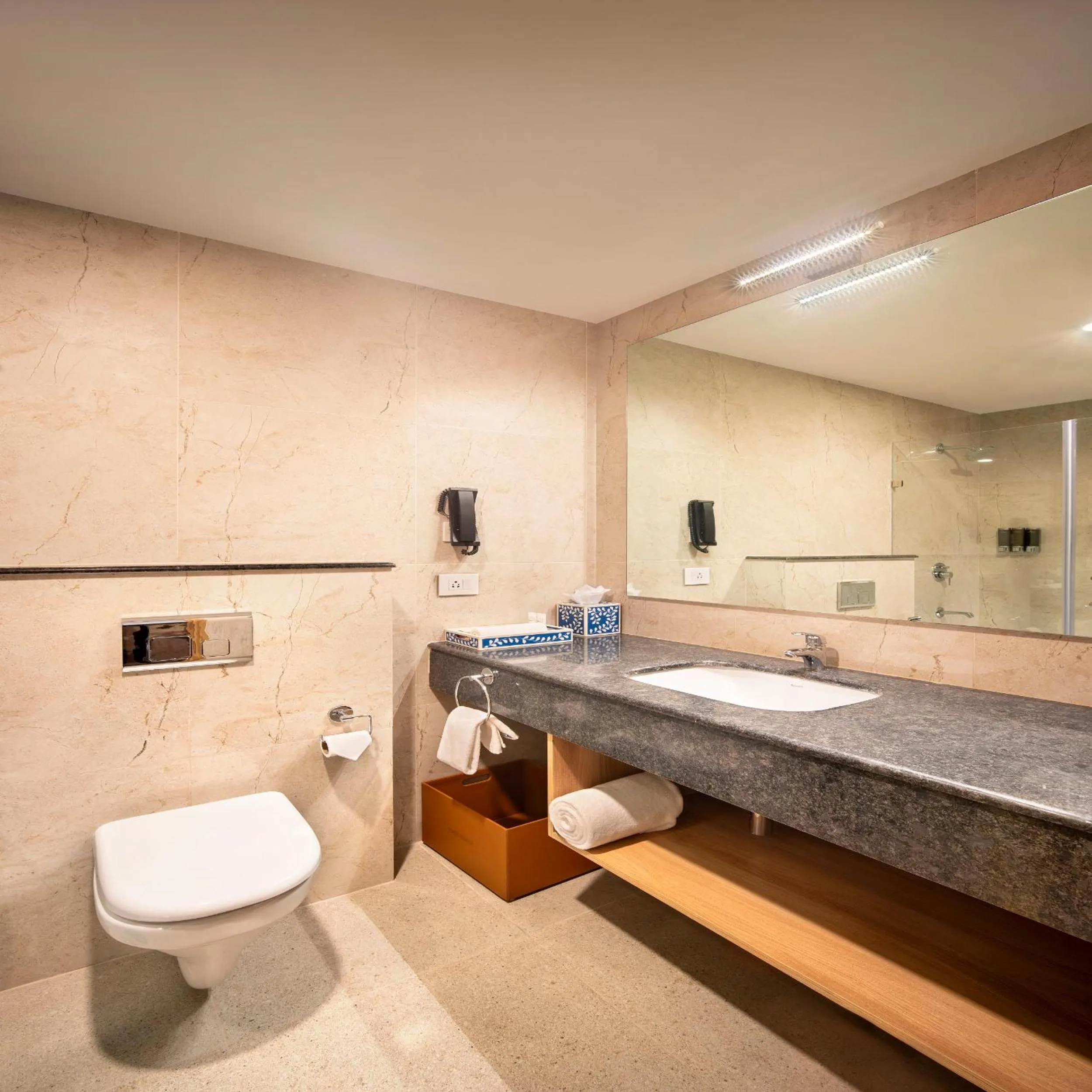 Bathroom in ExpoInn Suites and Convention