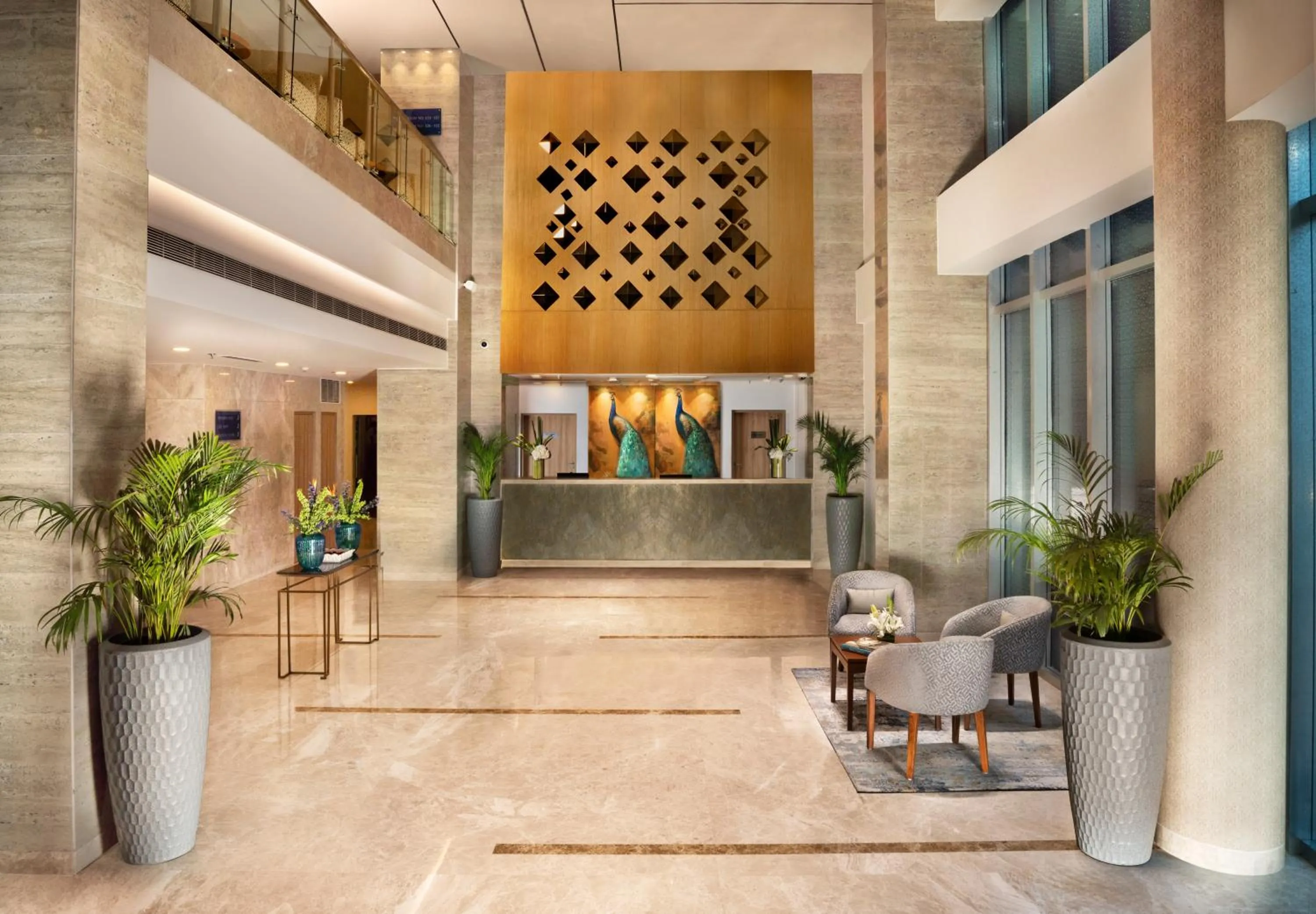 Lobby or reception in ExpoInn Suites and Convention