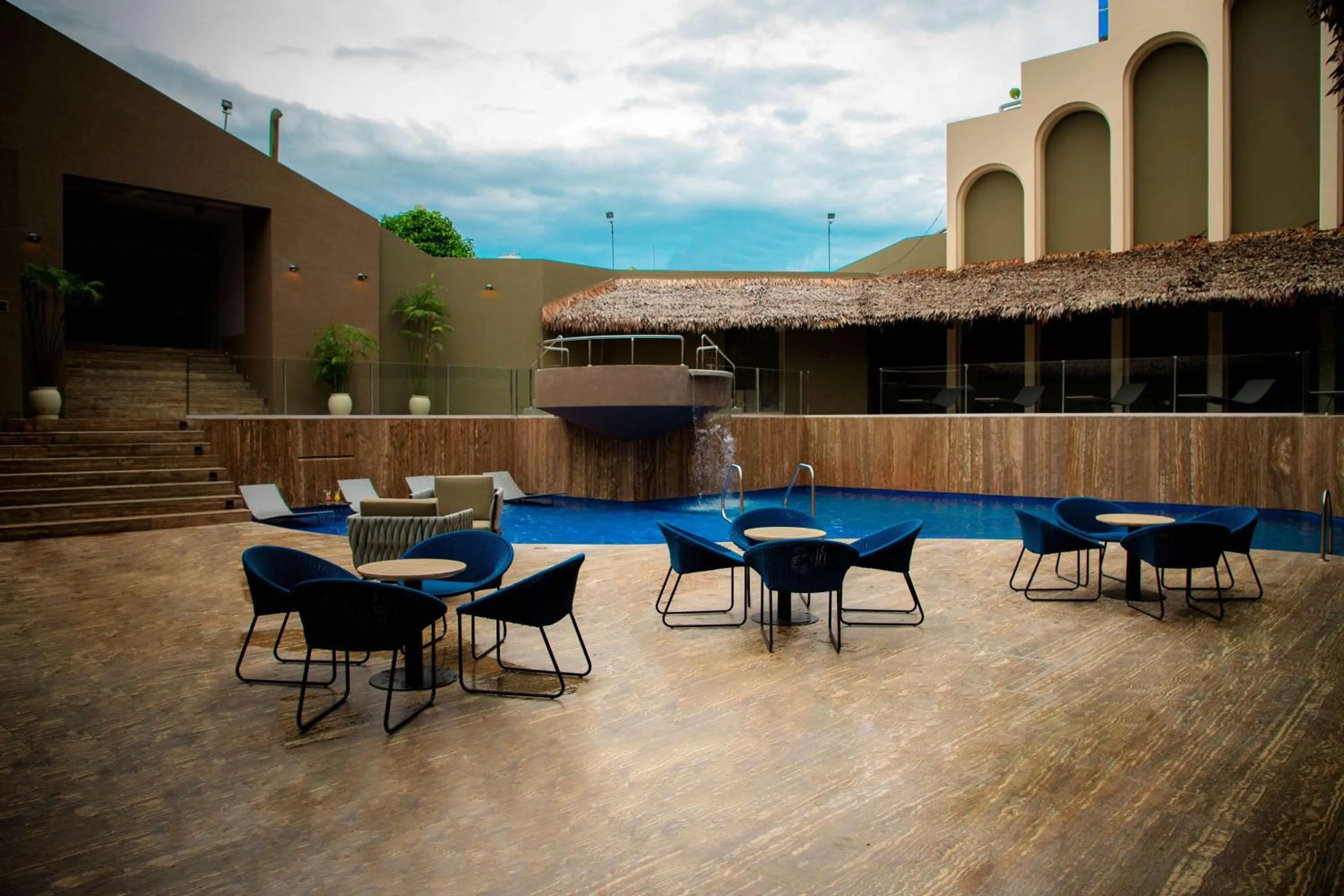 Pool view in Doubletree By Hilton Iquitos