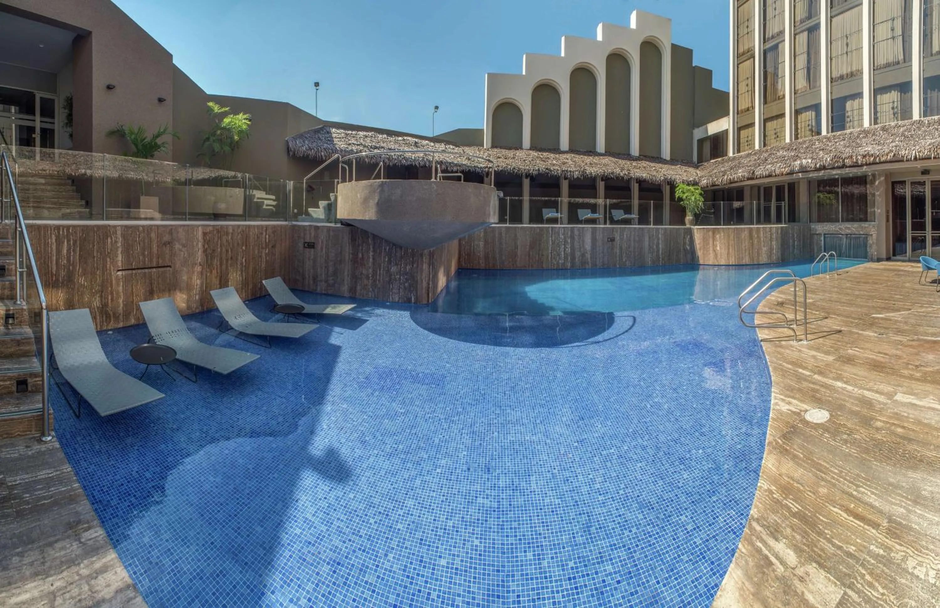 Pool view in Doubletree By Hilton Iquitos