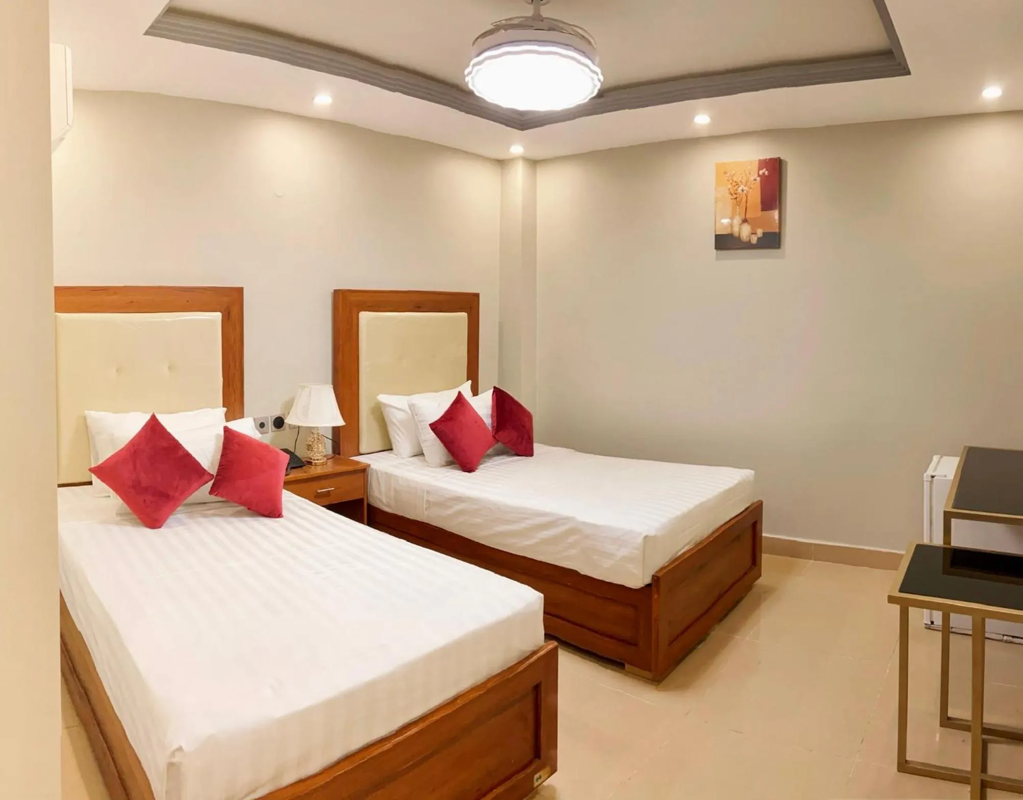 Bed in Grand Luxury Hotel Multan