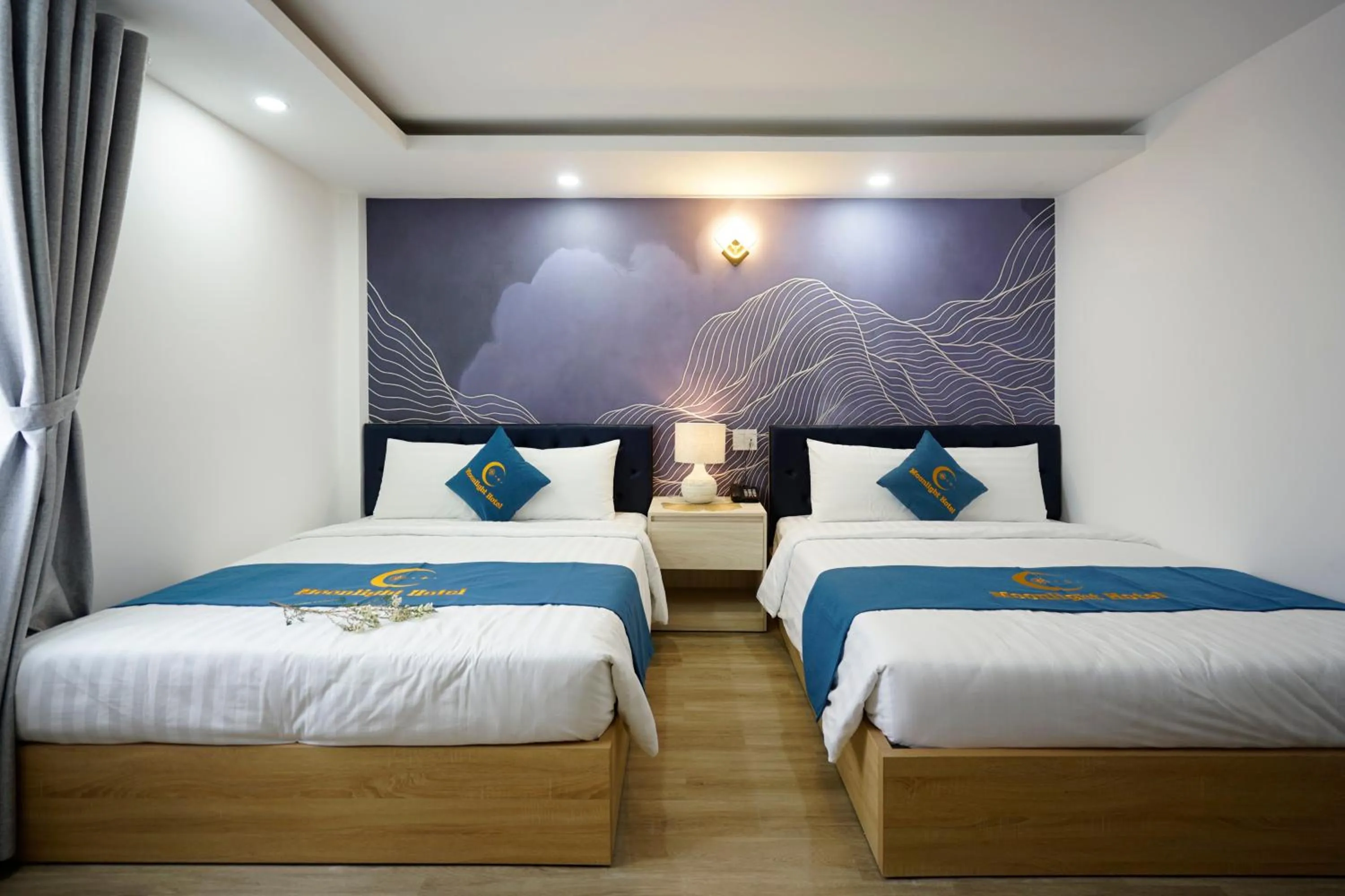 Bedroom, Bed in Moonlight Nha Trang Hotel