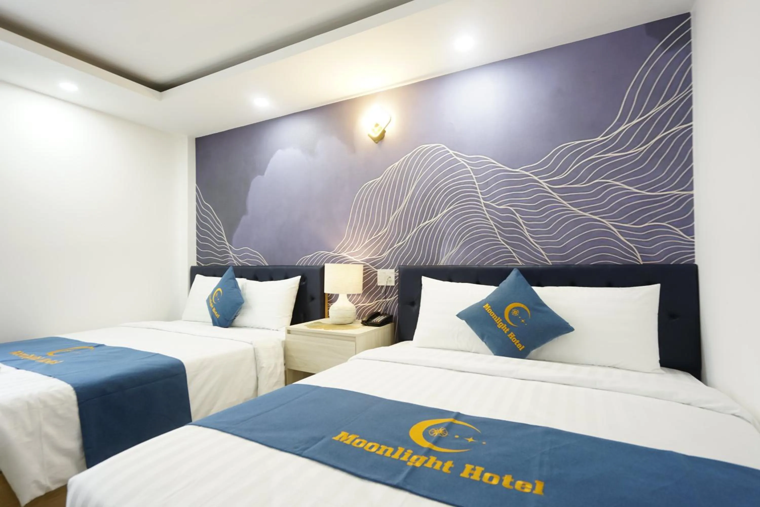 Bedroom, Bed in Moonlight Nha Trang Hotel