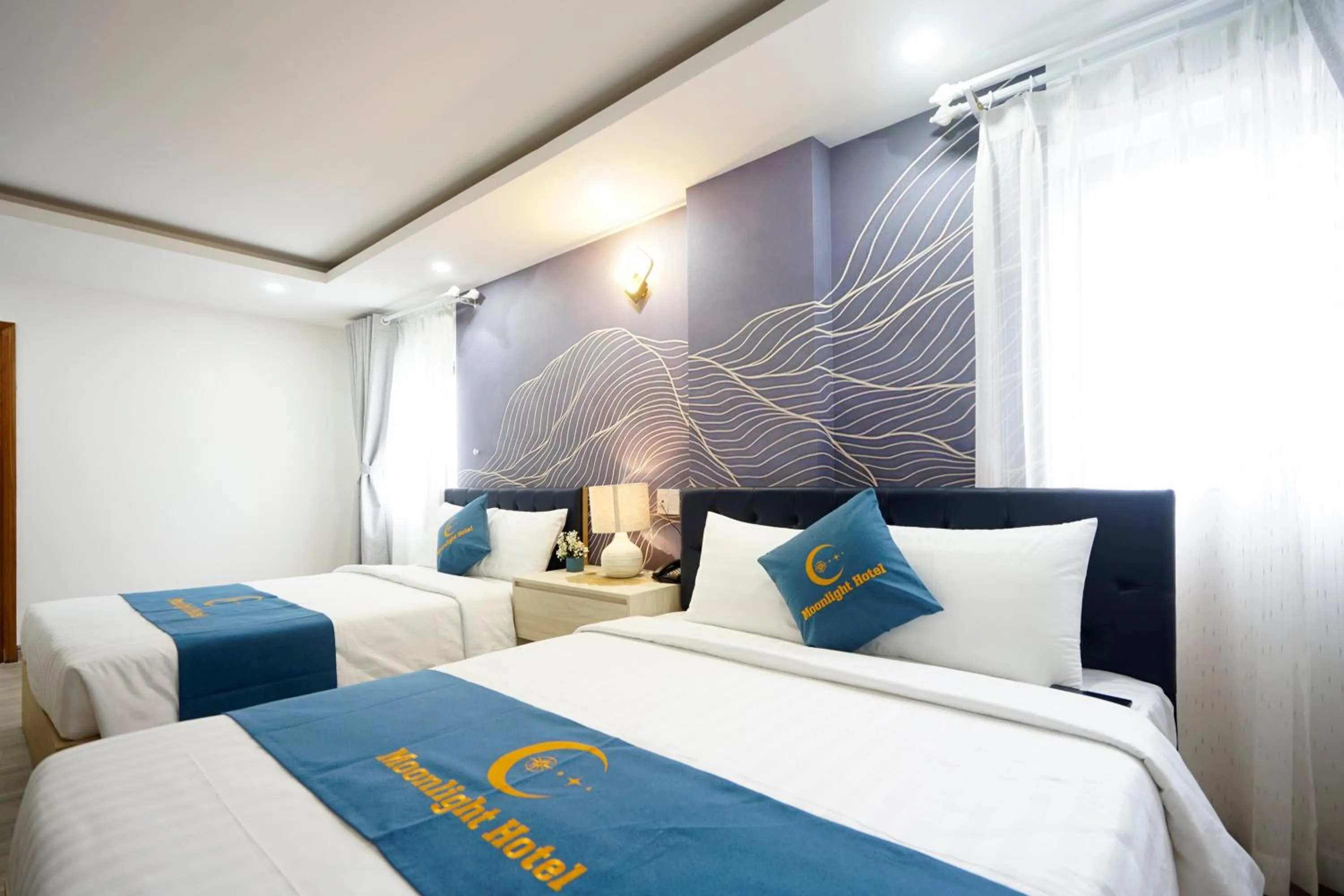 Bedroom, Bed in Moonlight Nha Trang Hotel