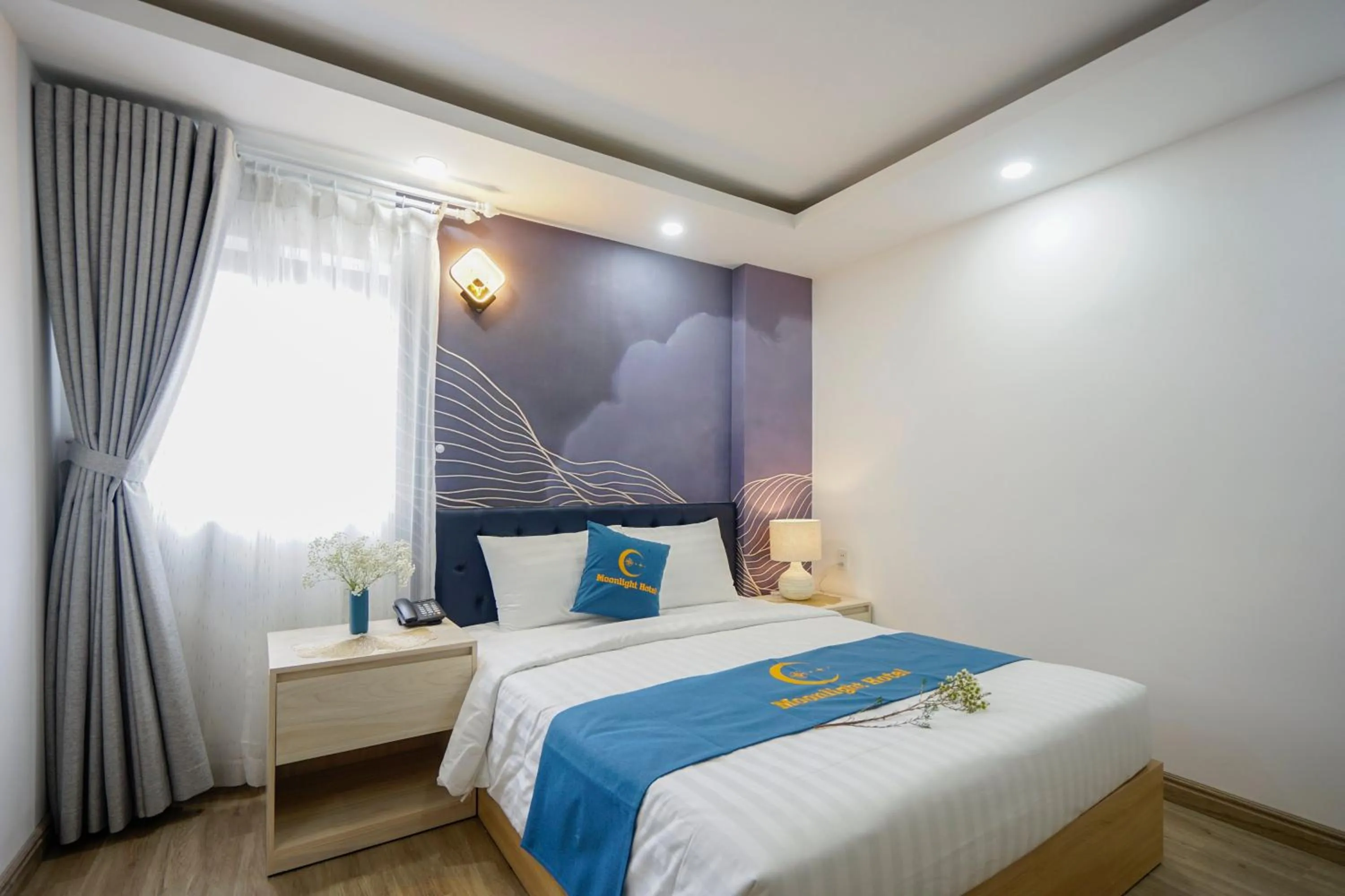 Bedroom, Bed in Moonlight Nha Trang Hotel