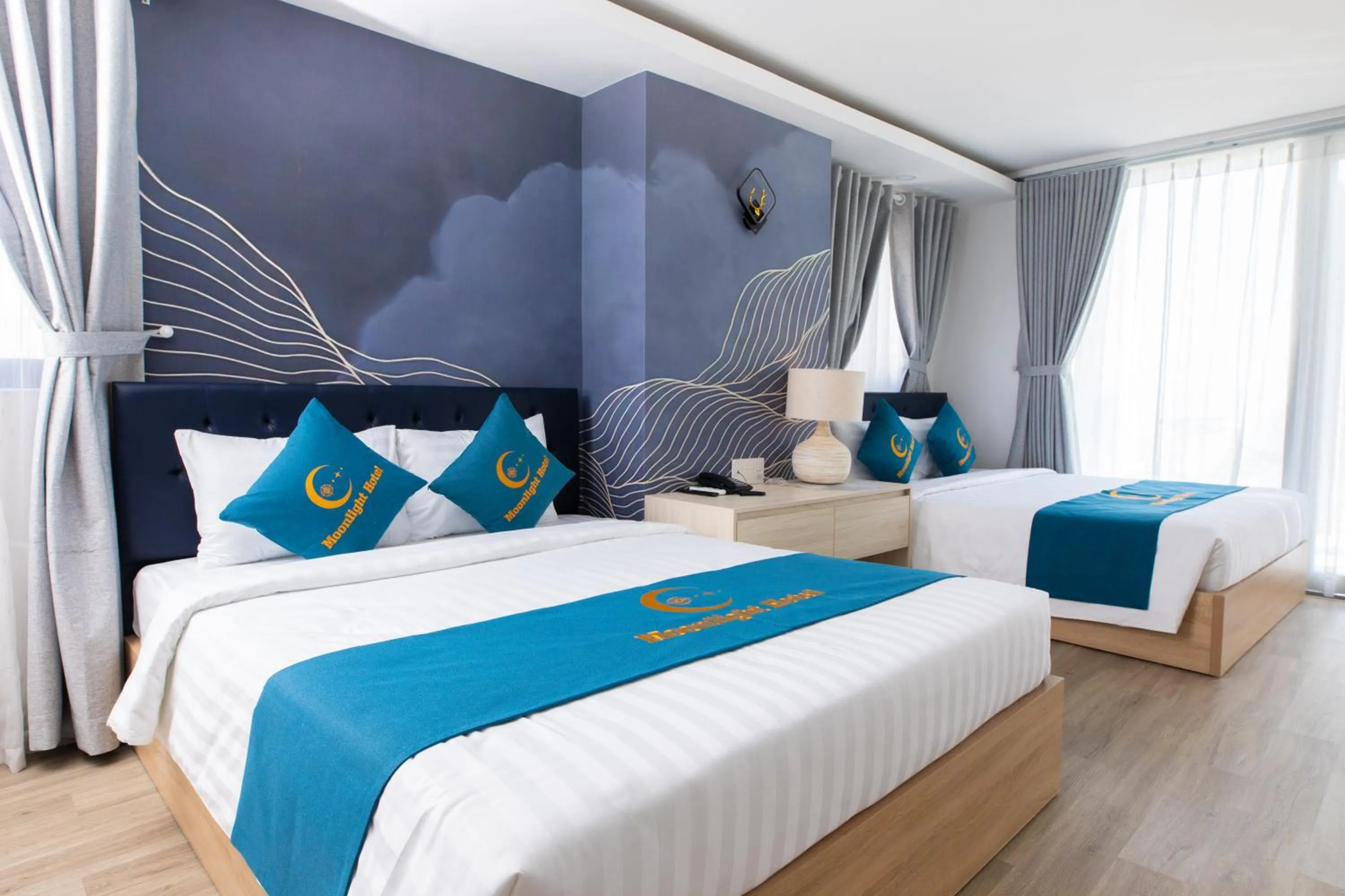 Bedroom, Bed in Moonlight Nha Trang Hotel