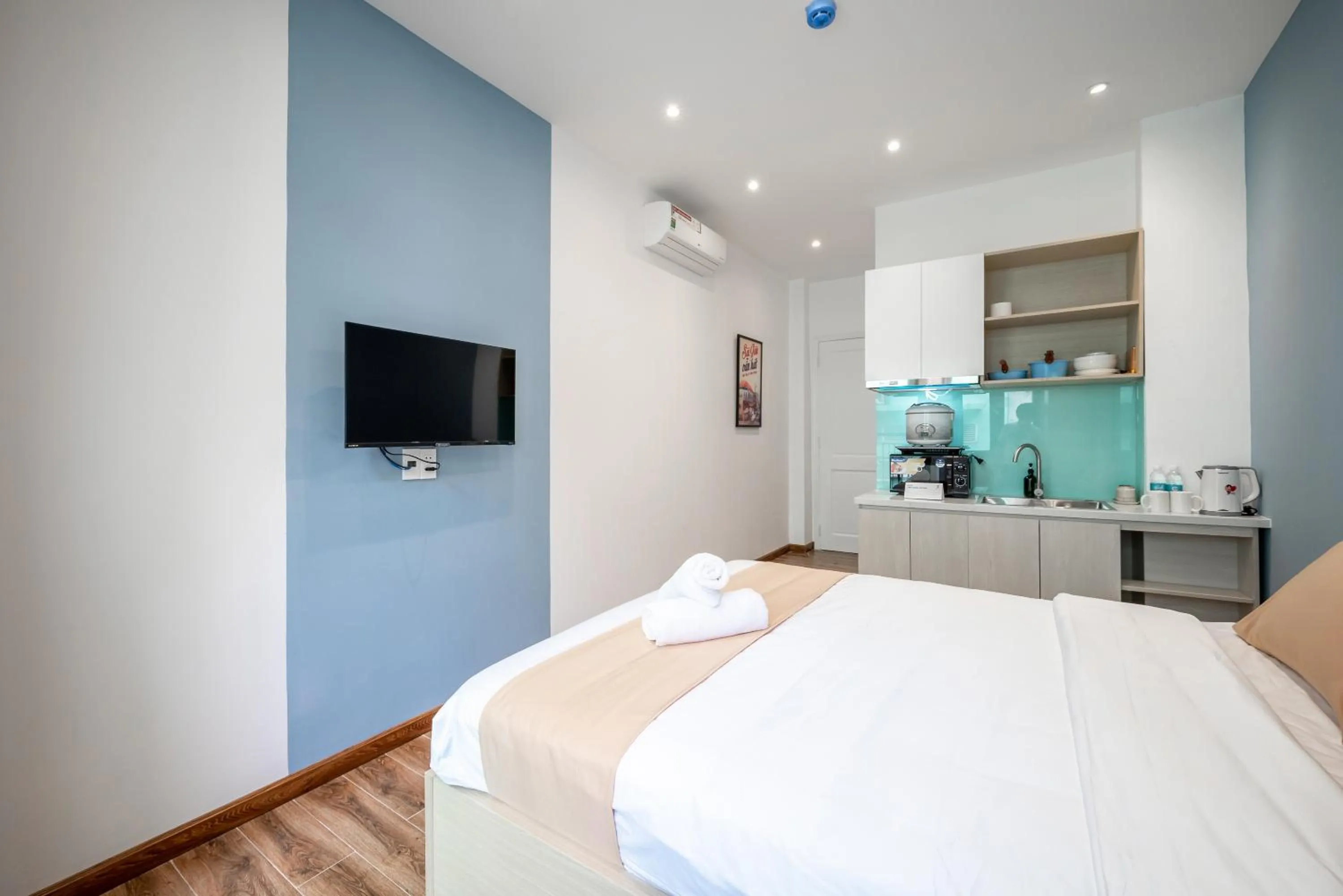 TV and multimedia, Bed in Cozrum Homes - Winter Corner