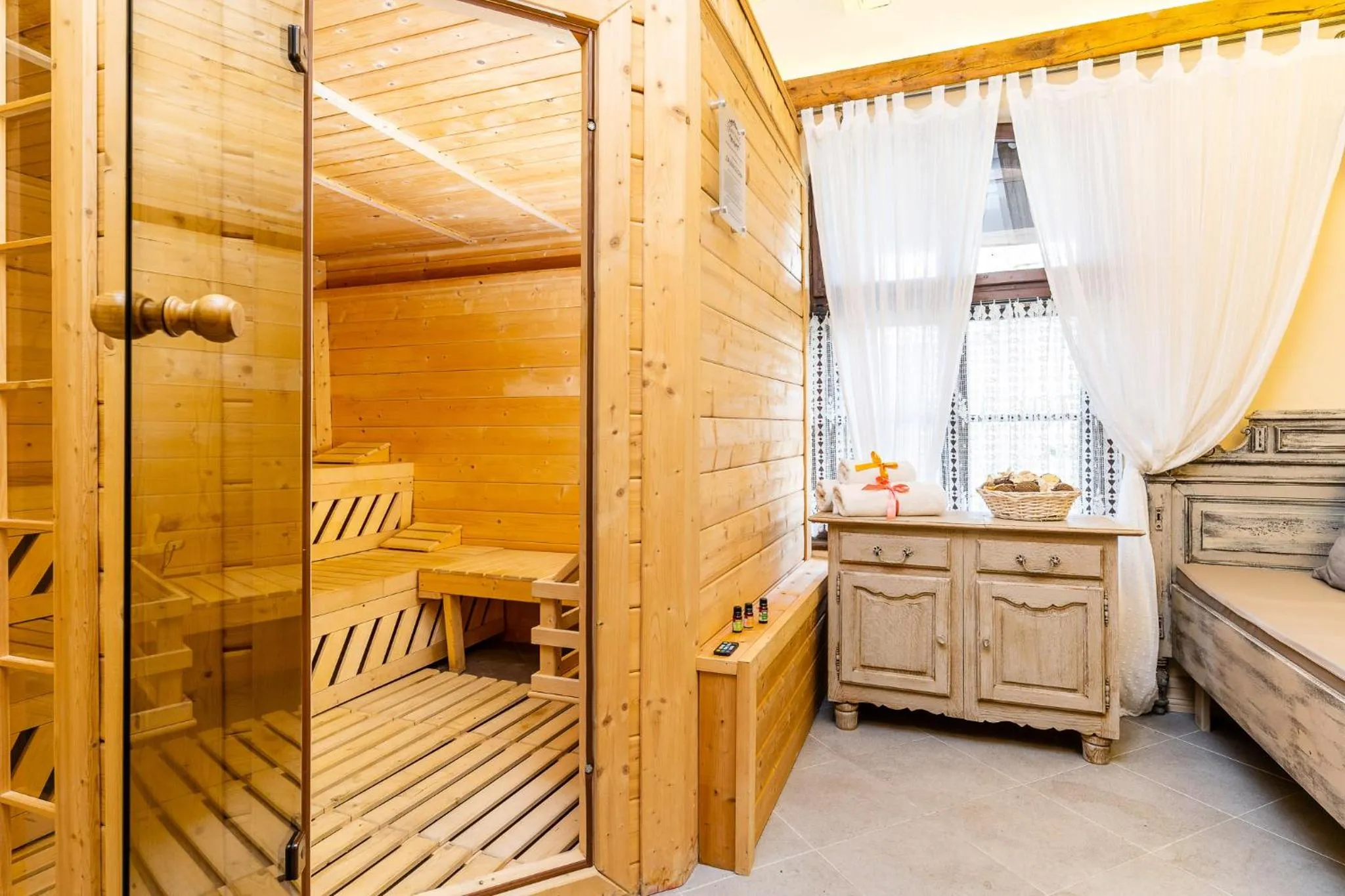 Sauna, Bed in Folwark Karczemka