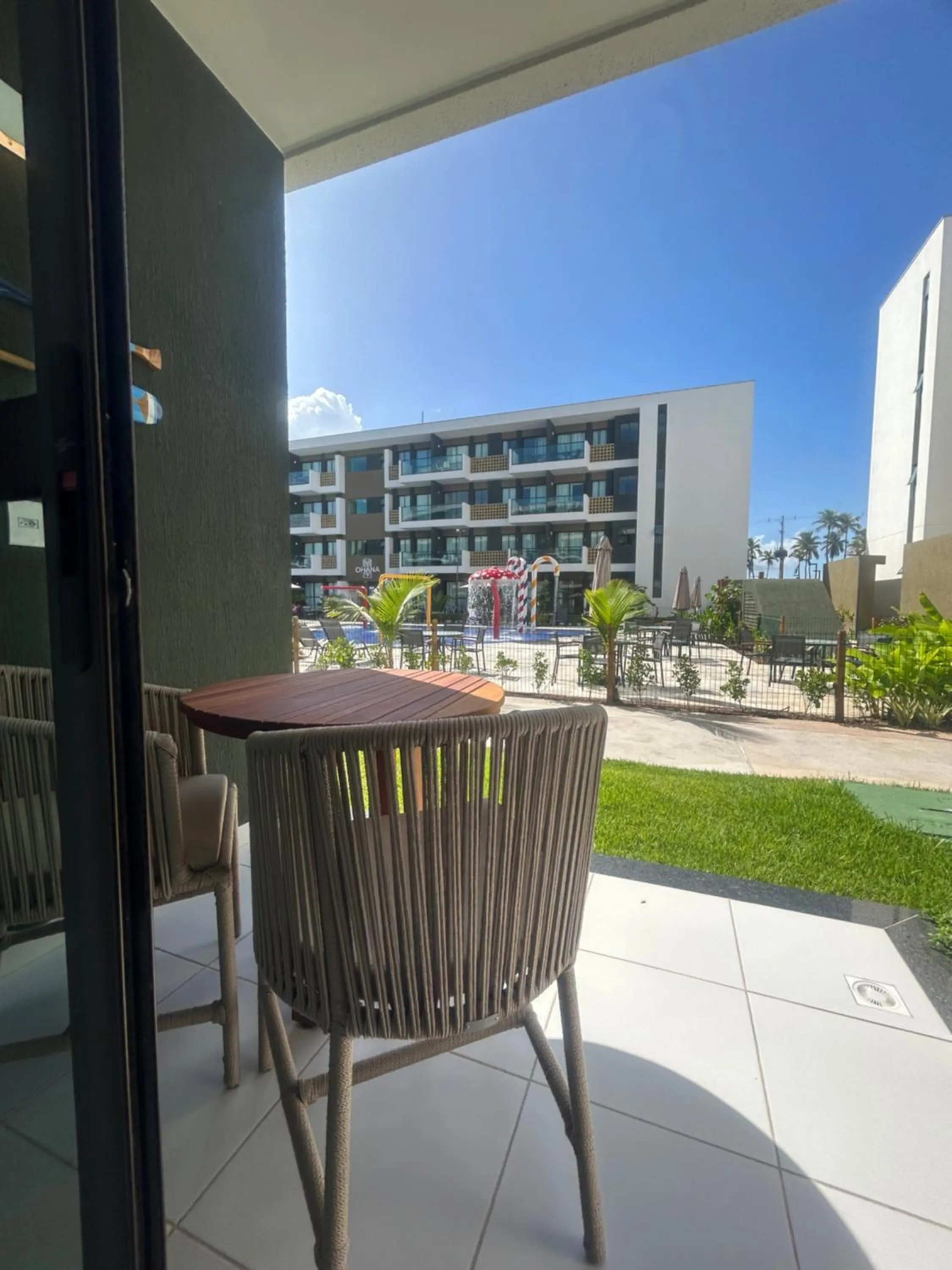 Patio in Porto Beach Resort - Mana Beach Experience