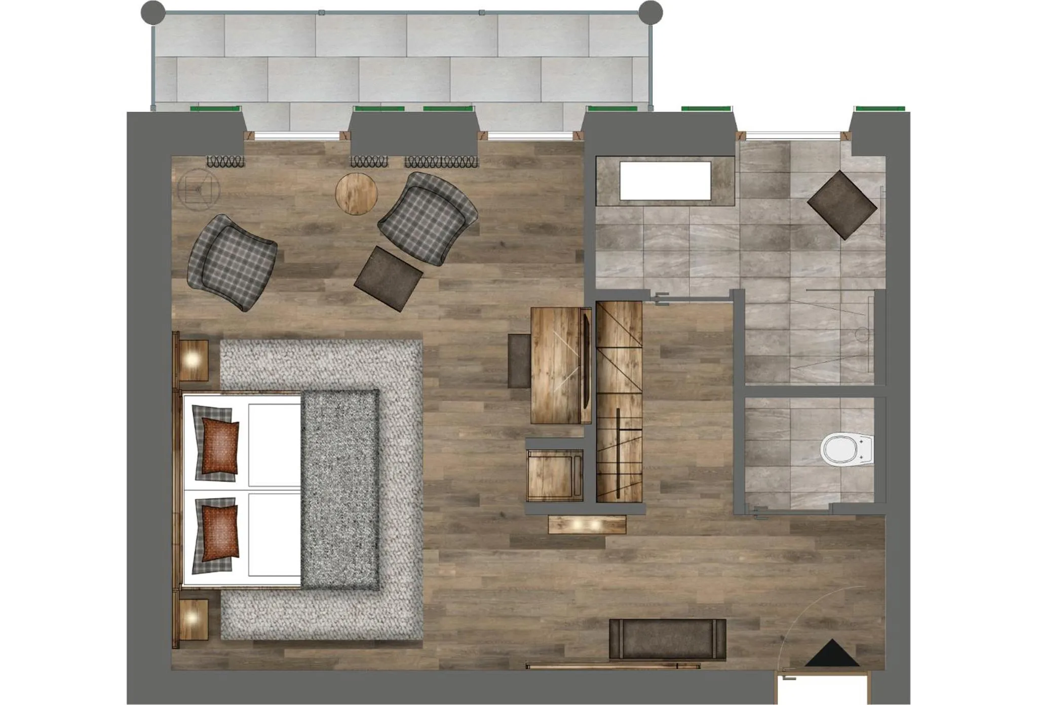 Floor plan in Hotel Grünerhof