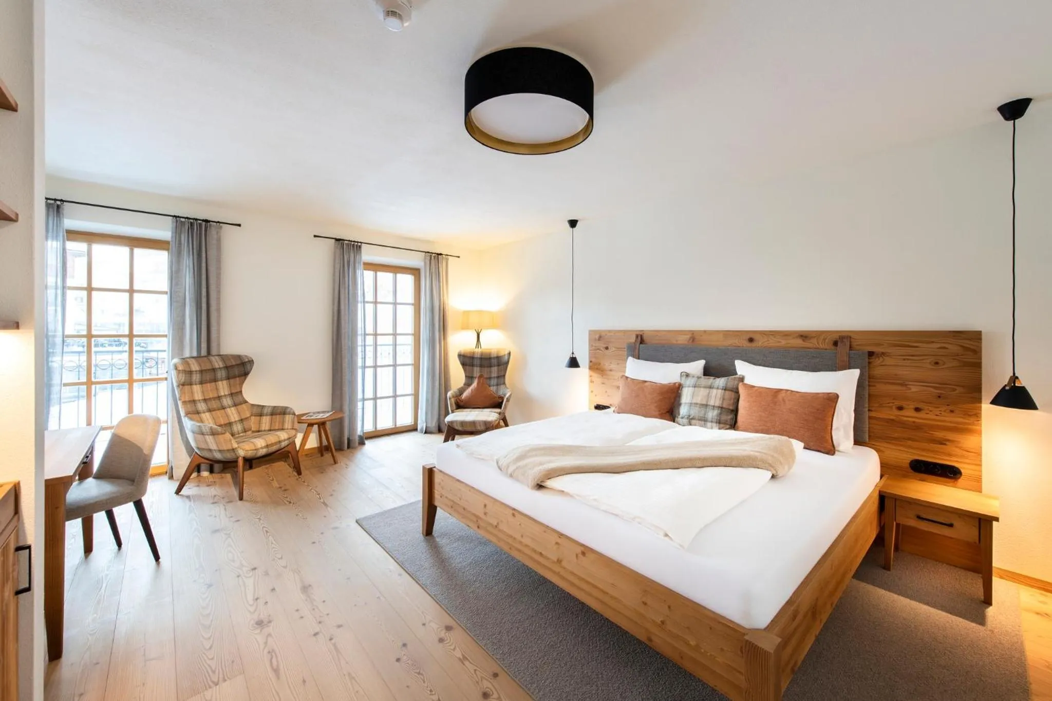 Bedroom, Bed in Hotel Grünerhof