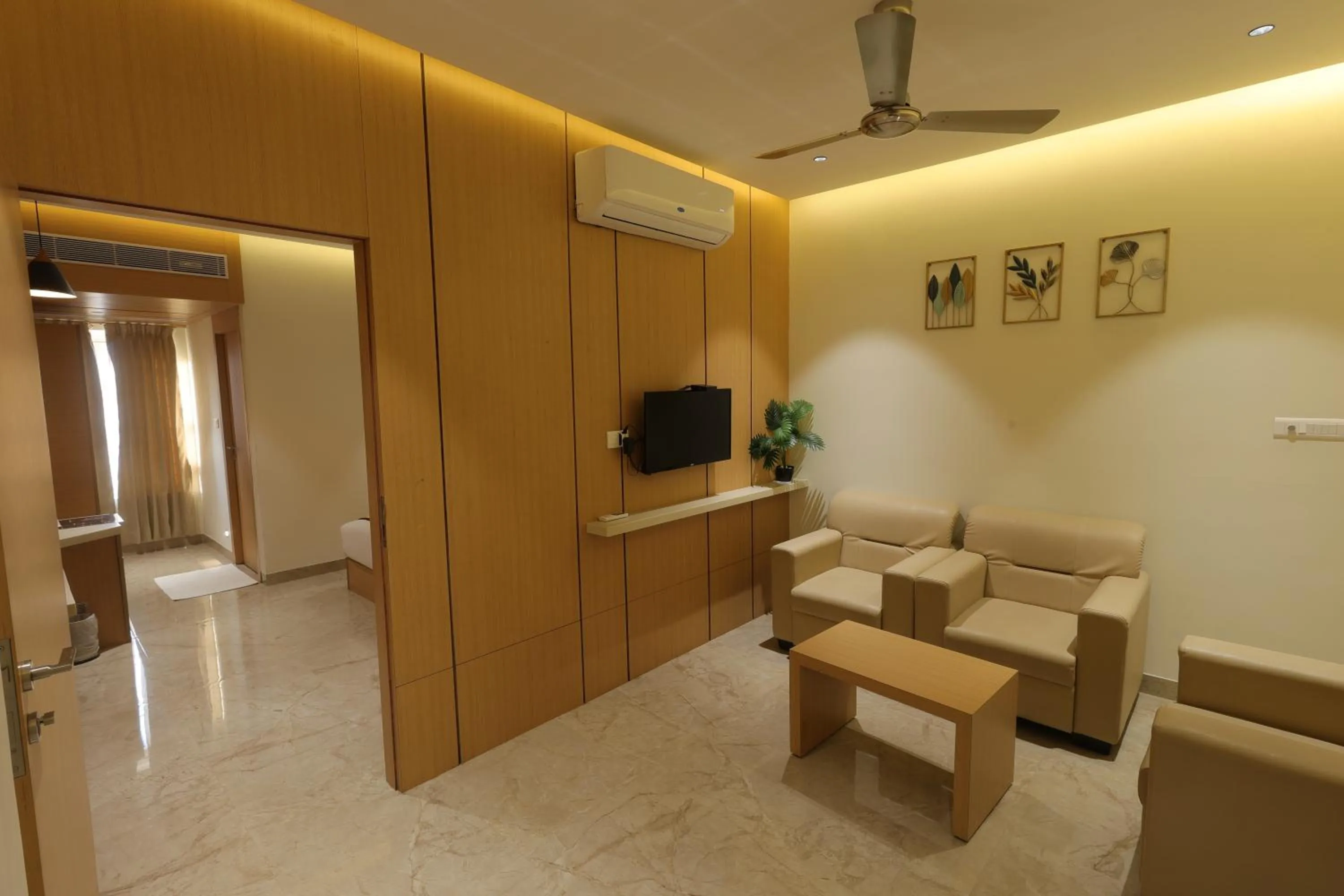 Living room in Hotel Nakshathra- A Royal Stay
