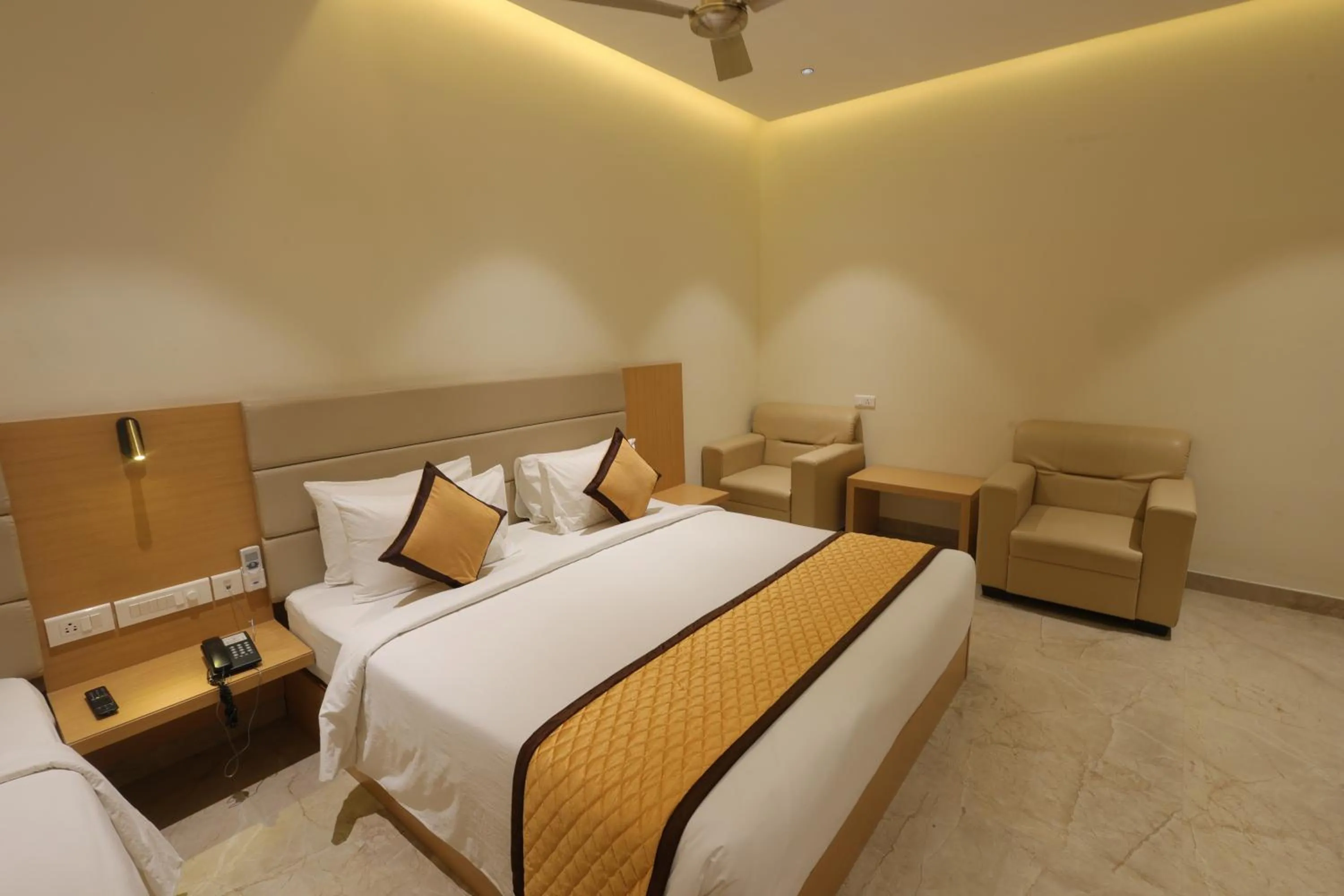 Photo of the whole room, Bed in Hotel Nakshathra- A Royal Stay