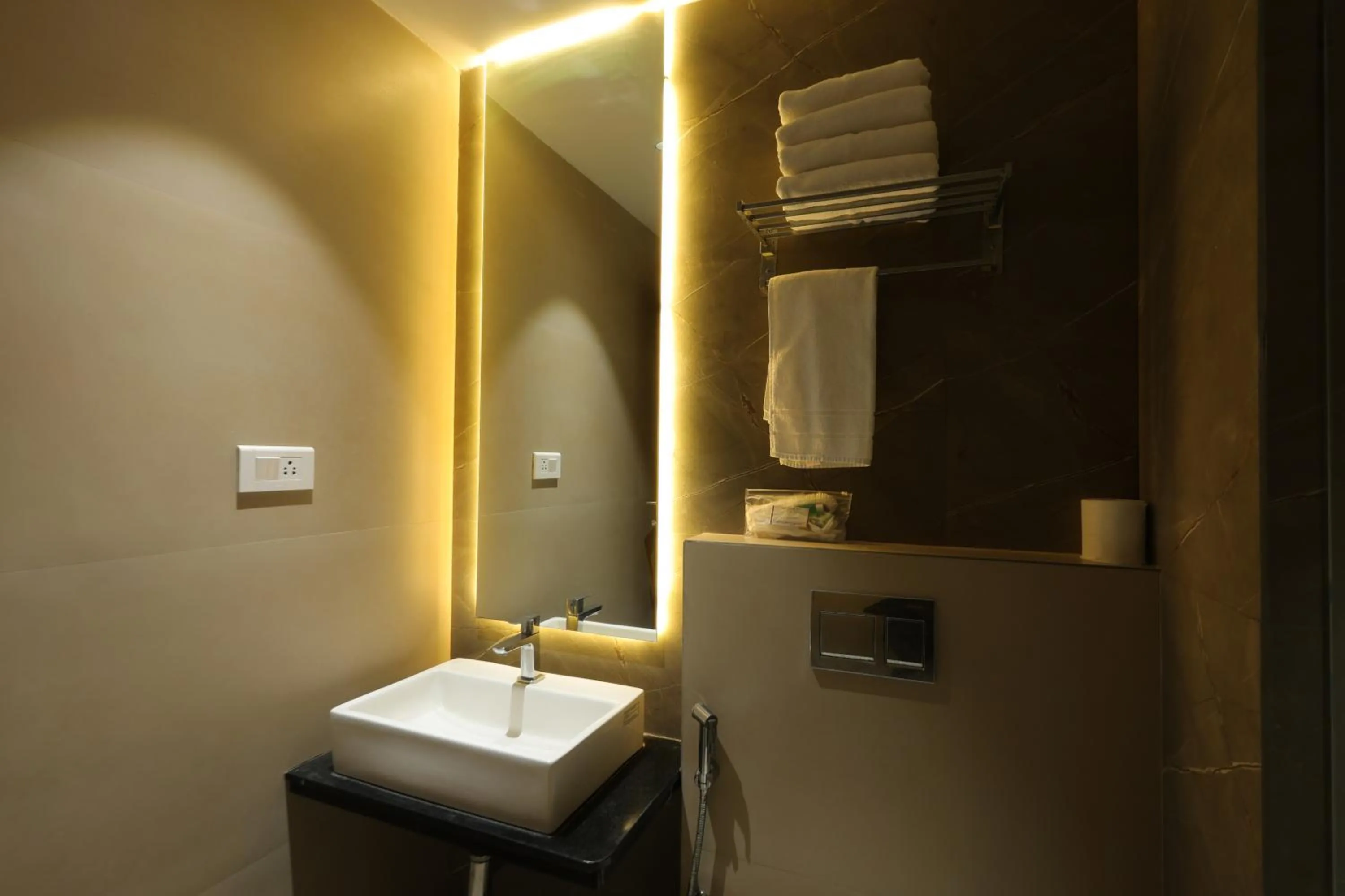 Bathroom in Hotel Nakshathra- A Royal Stay