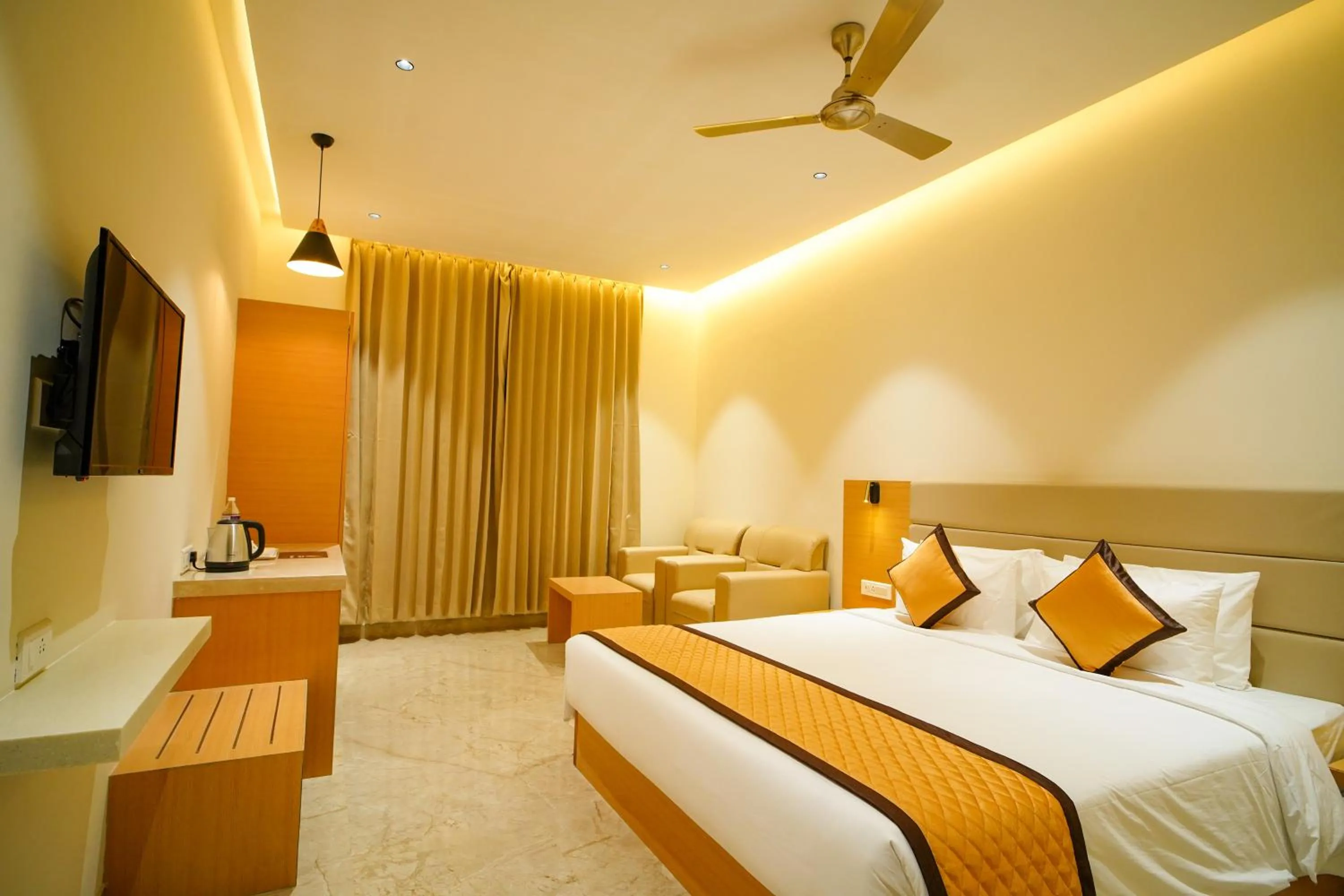 Bedroom, Bed in Hotel Nakshathra- A Royal Stay