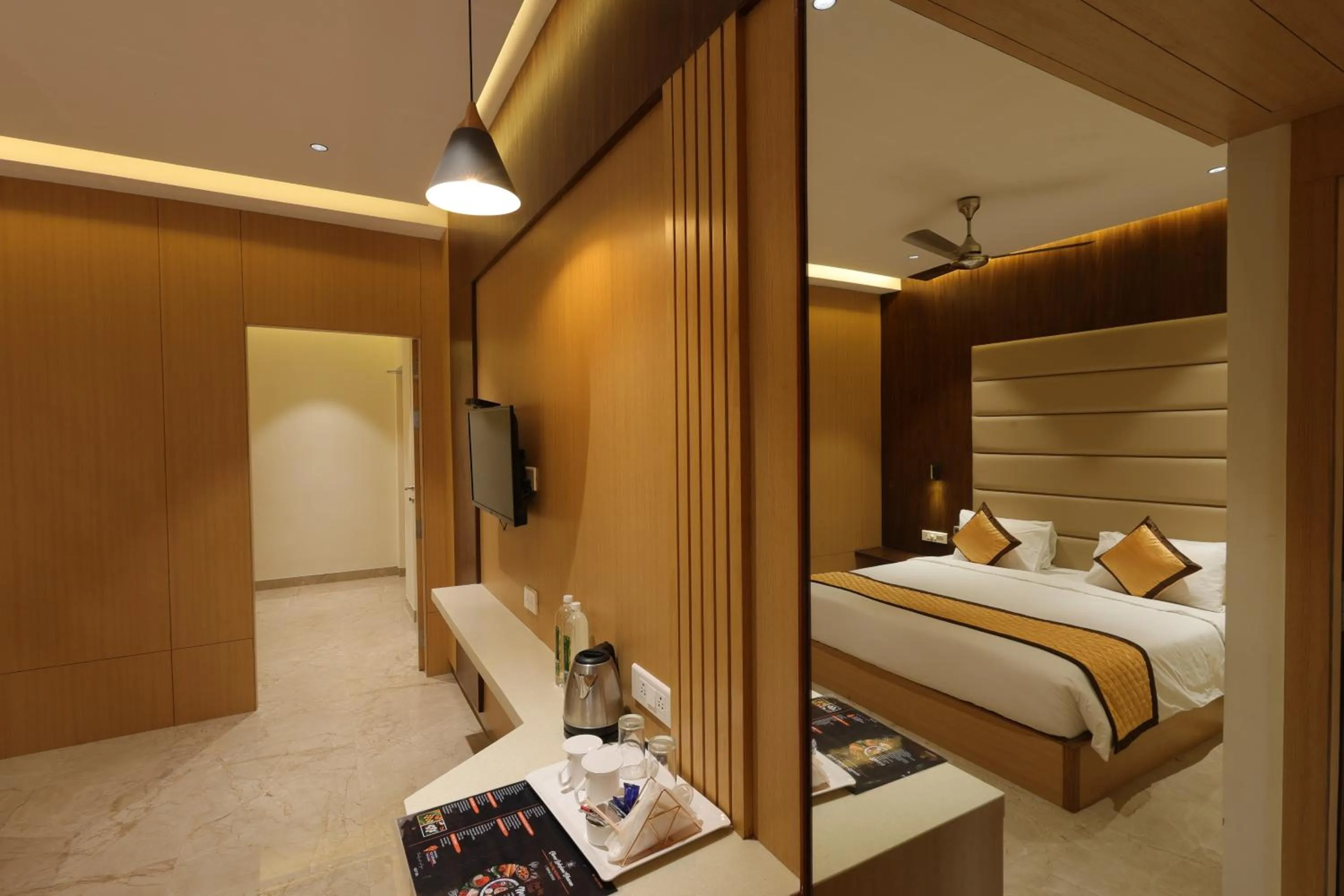 Photo of the whole room, Bed in Hotel Nakshathra- A Royal Stay