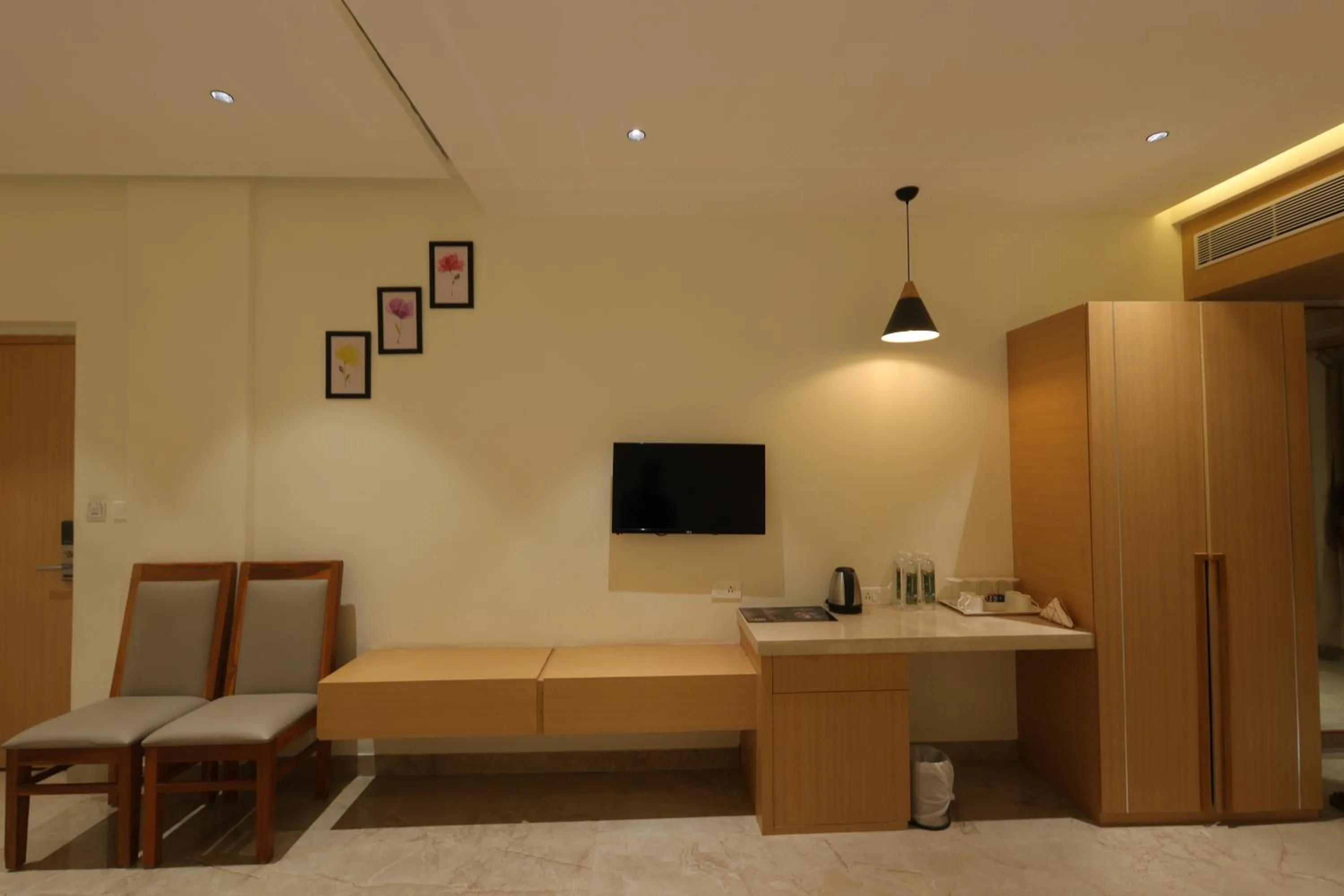 Dining area in Hotel Nakshathra- A Royal Stay